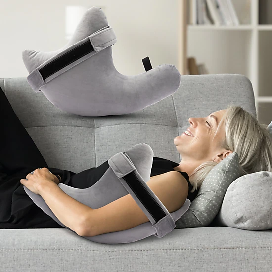 Cheer Collection Shoulder Surgery Recovery Pillow with Arm Sling Strap