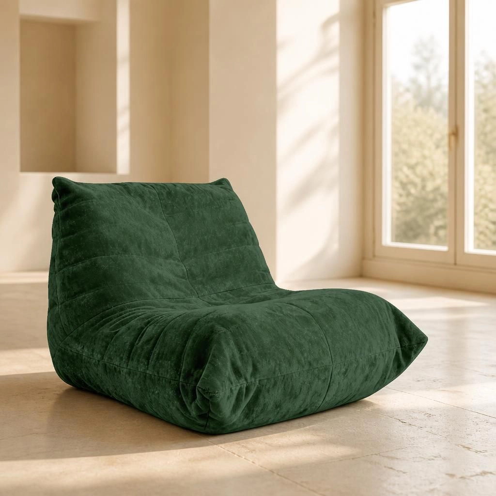 GOODSILO Comfortable Flannelette Lazy Bean Bag Chair Casual Relaxing Seating