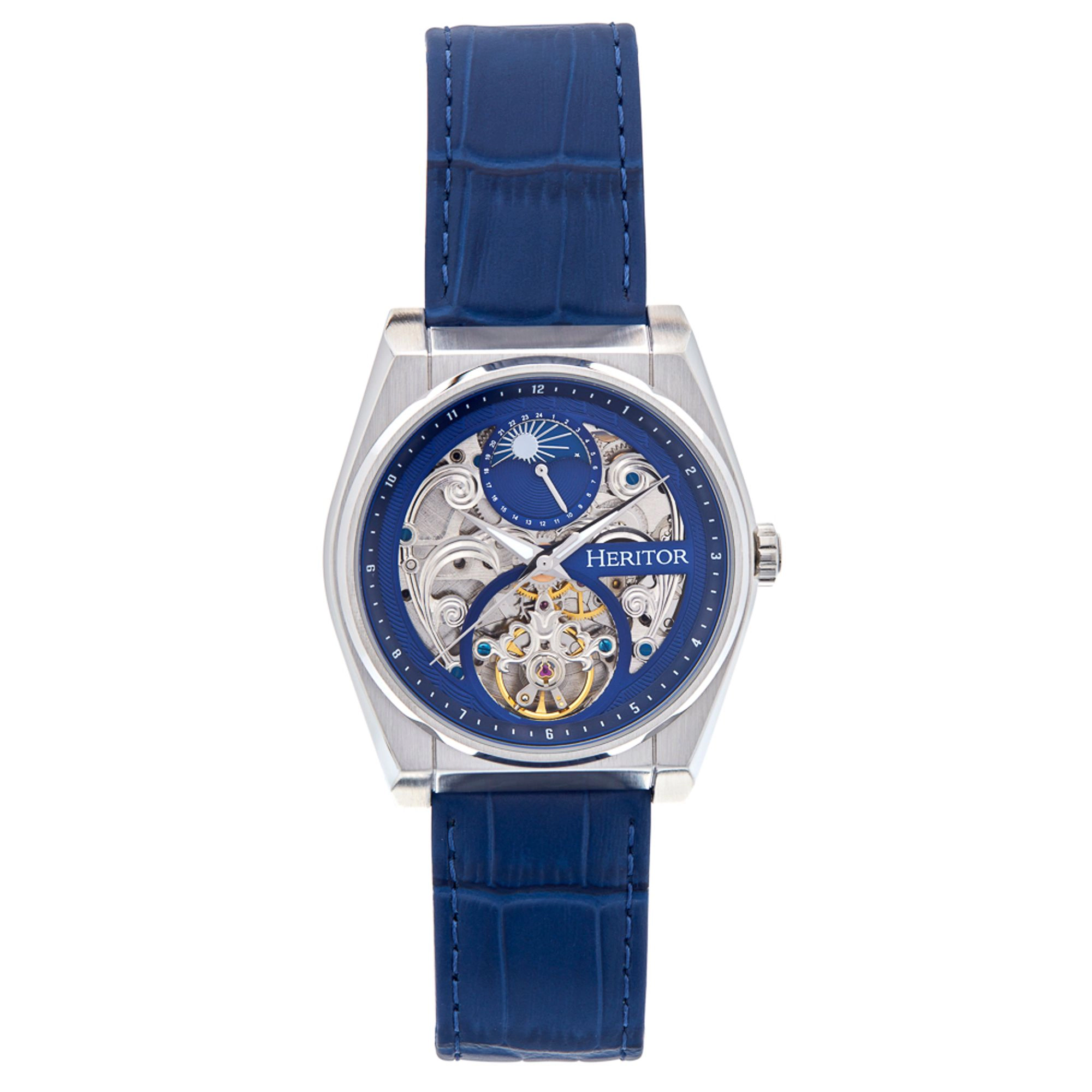 Heritor Automatic Daxton Semi Skeleton Watch