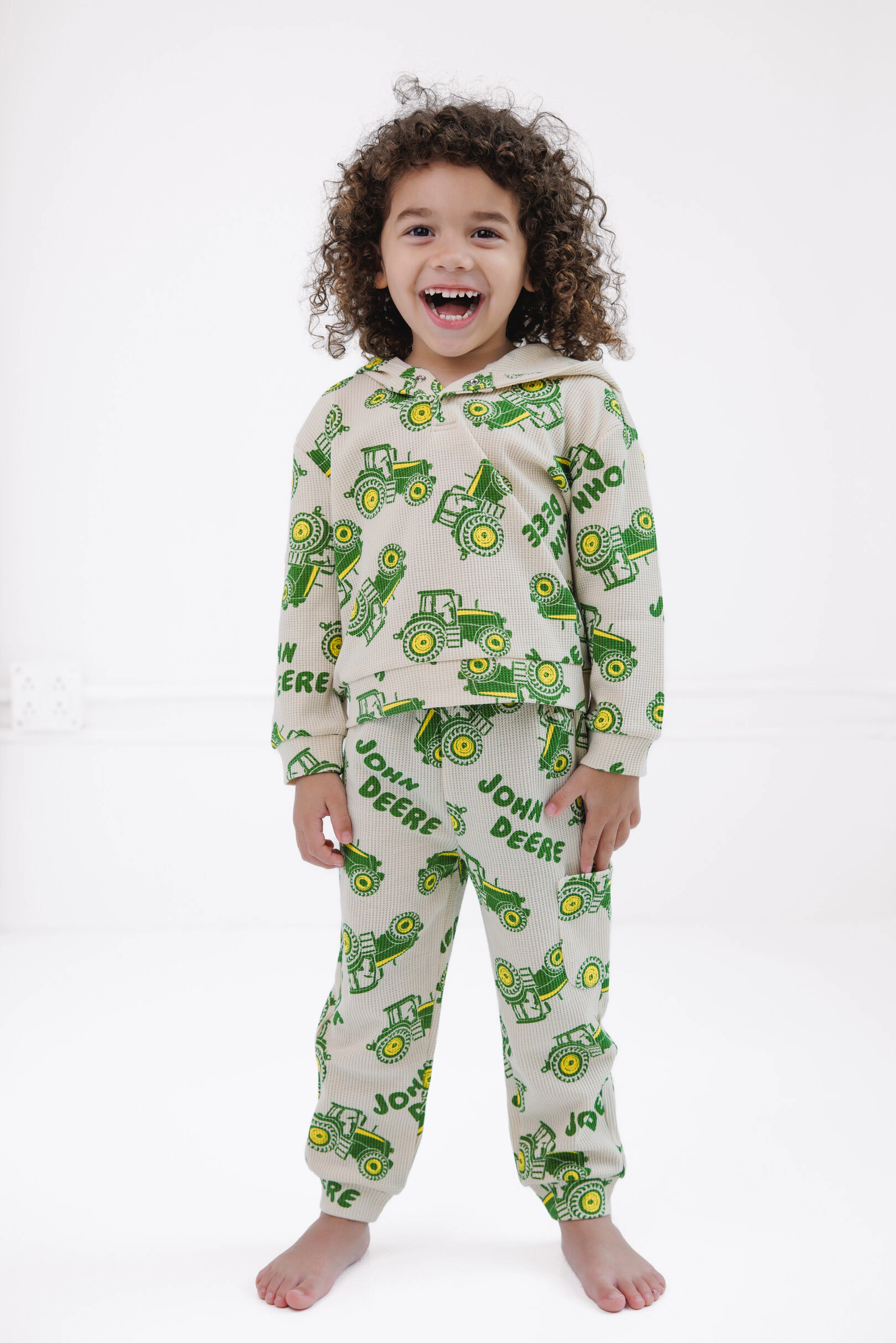 John Deere Boys' 2-Piece Hoodie and Pants Set