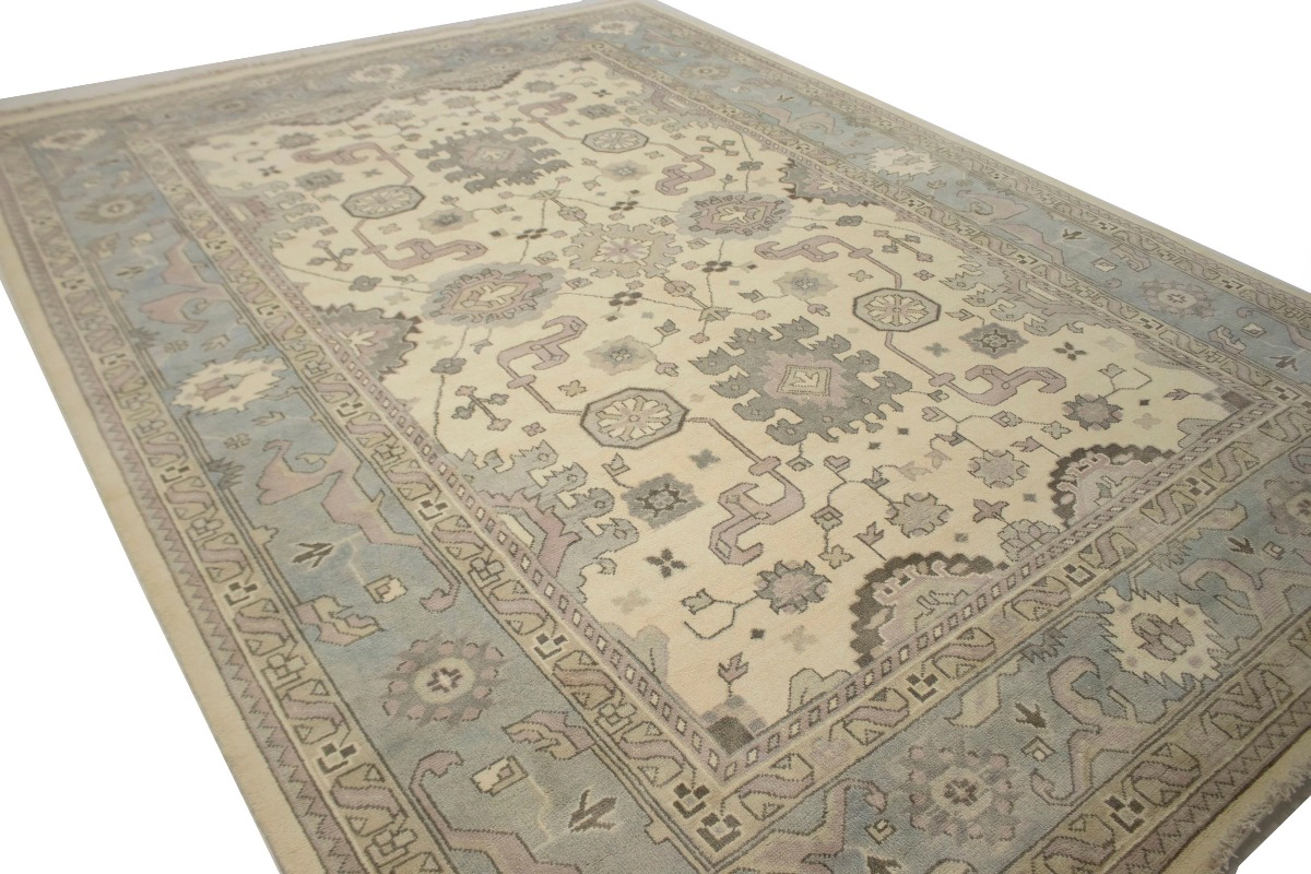Magic Rugs Floral Cream 10X14 Traditional Oushak Oriental Rug