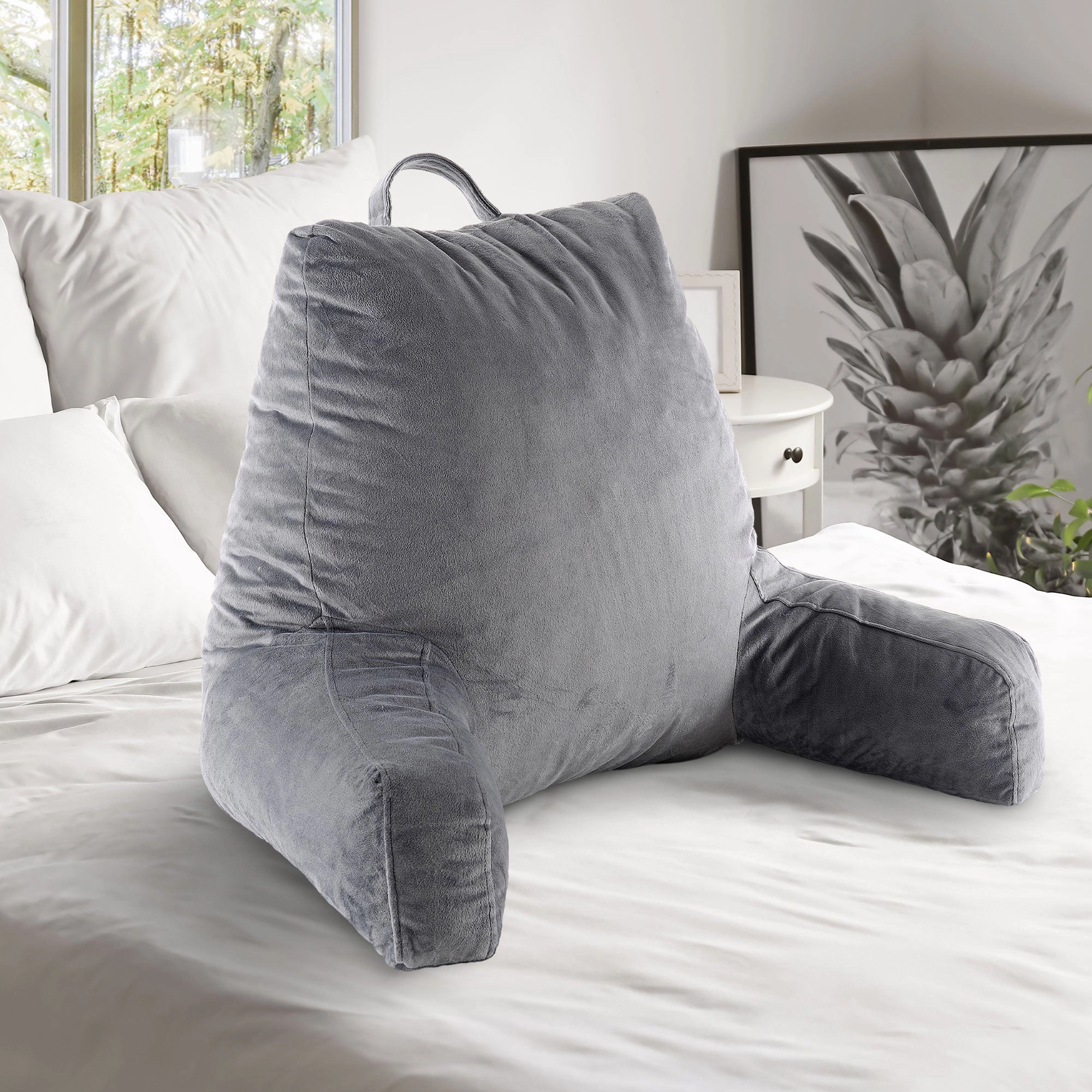 Cheer Collection Shredded Memory Foam TV Reading and Gaming Pillow
