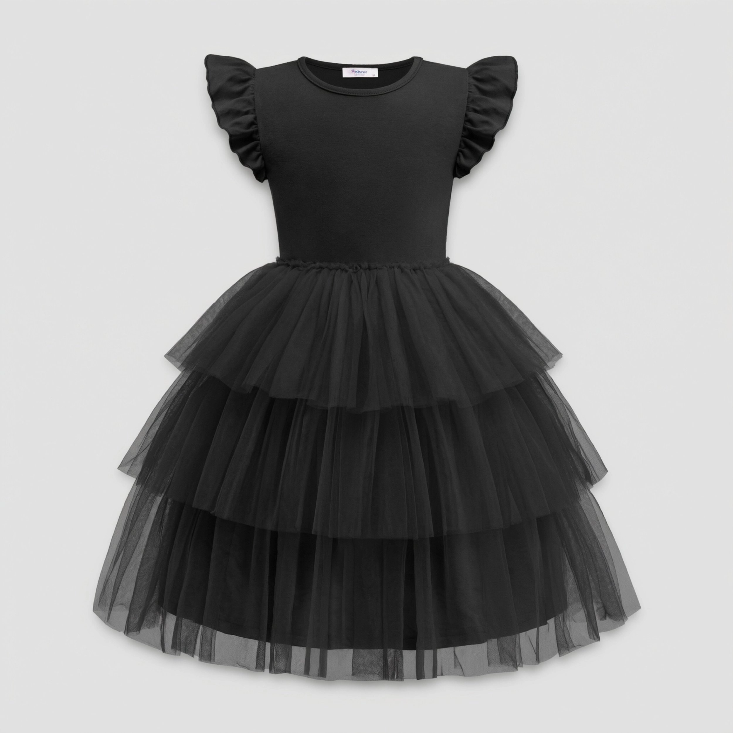 Arshiner Toddler Tutu Dress Cute Fluffy Tiered Tulle Sundress Holiday Party