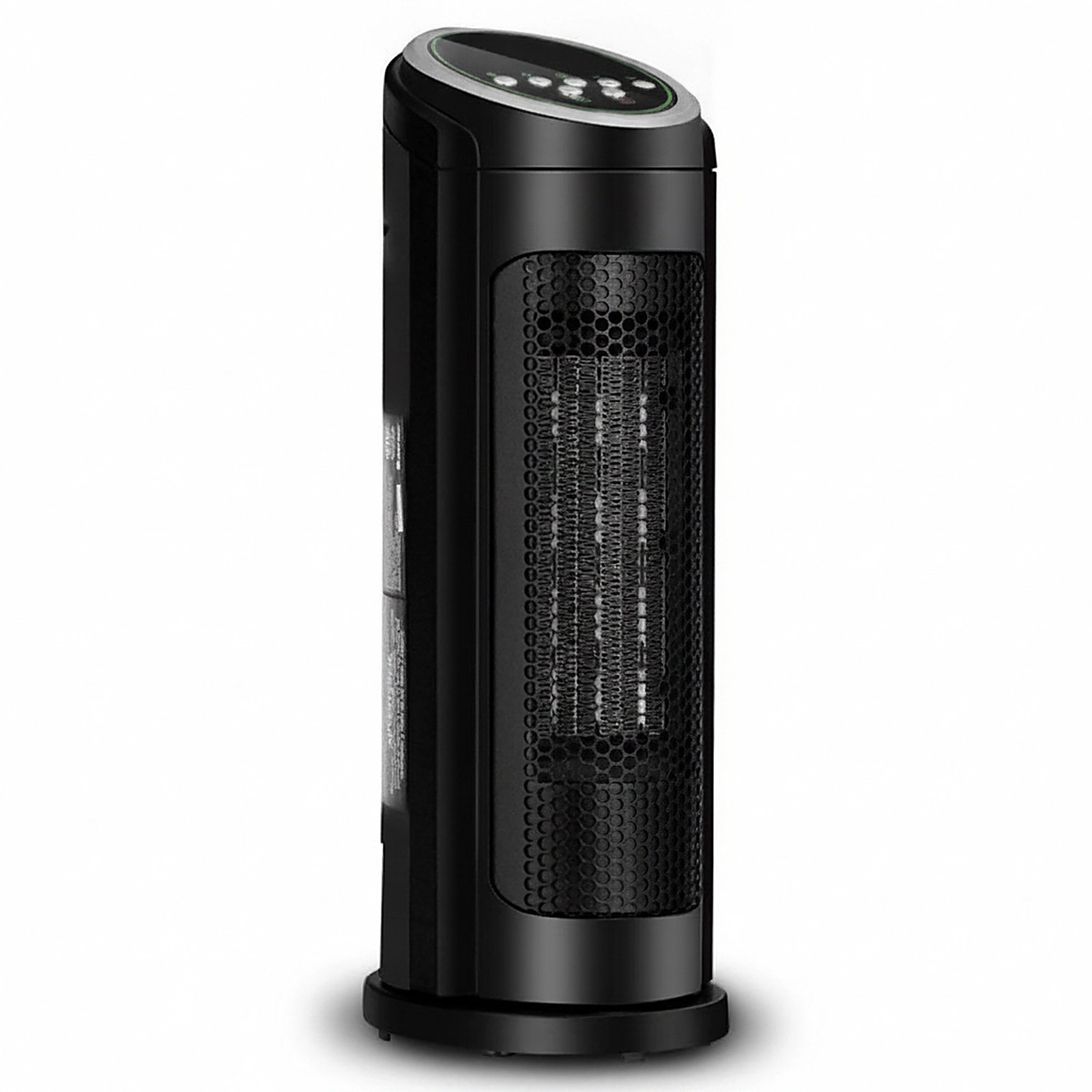 SUGIFT 1500W 120V Black Portable Oscillating PTC Ceramic Space Heater with LED Display and Remote Control