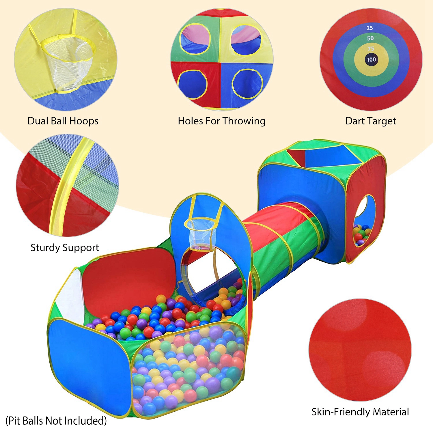 GBruno Pop-Up Playhouse Tent Set