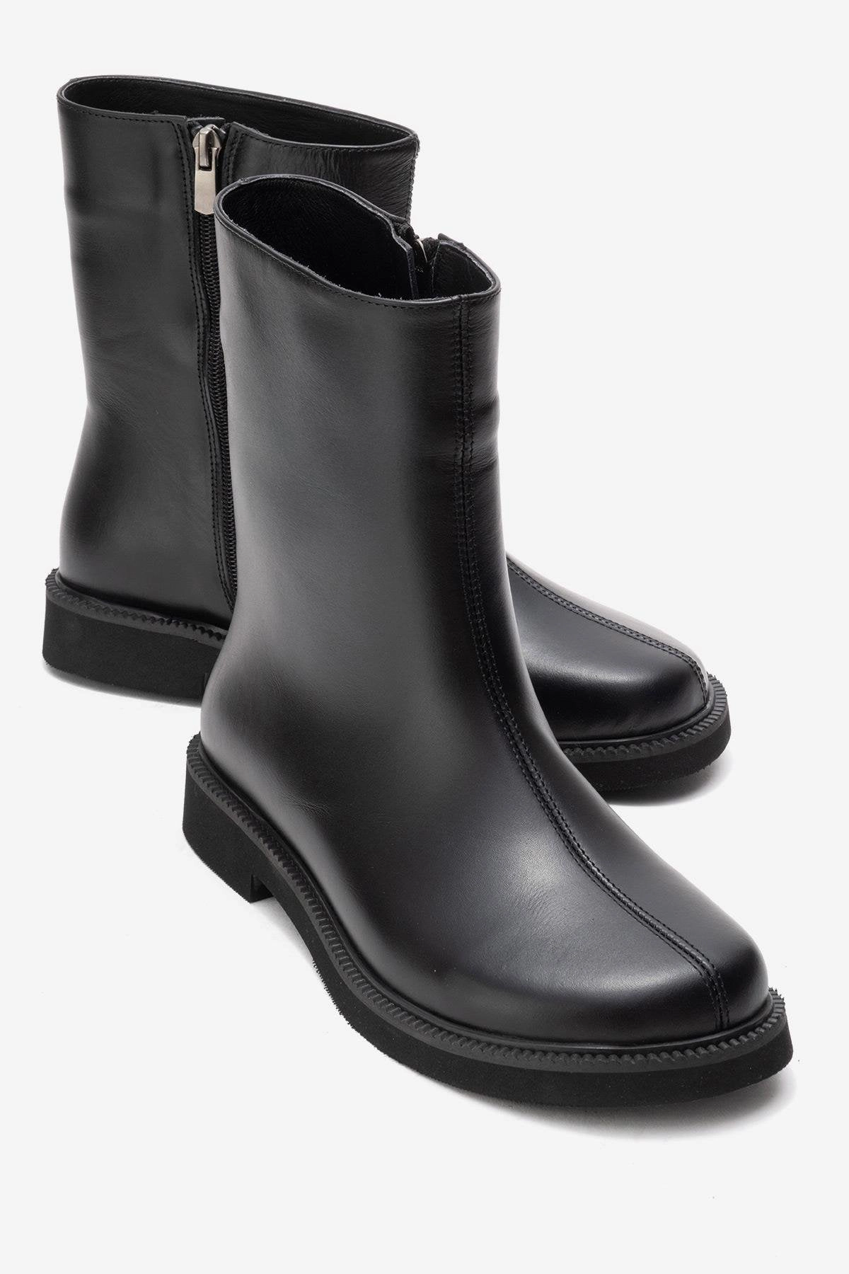 Forever & Always Womens Lucano Leather Ankle Boots