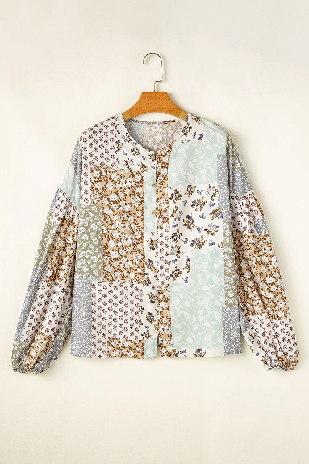 Threaded Pear Women's Winnie Long Puff Sleeve Shirt