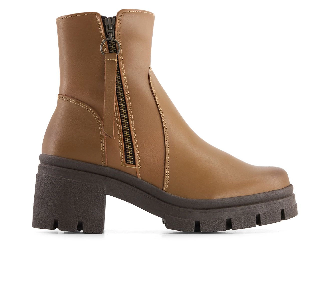 Andrea Womens Leather Booties