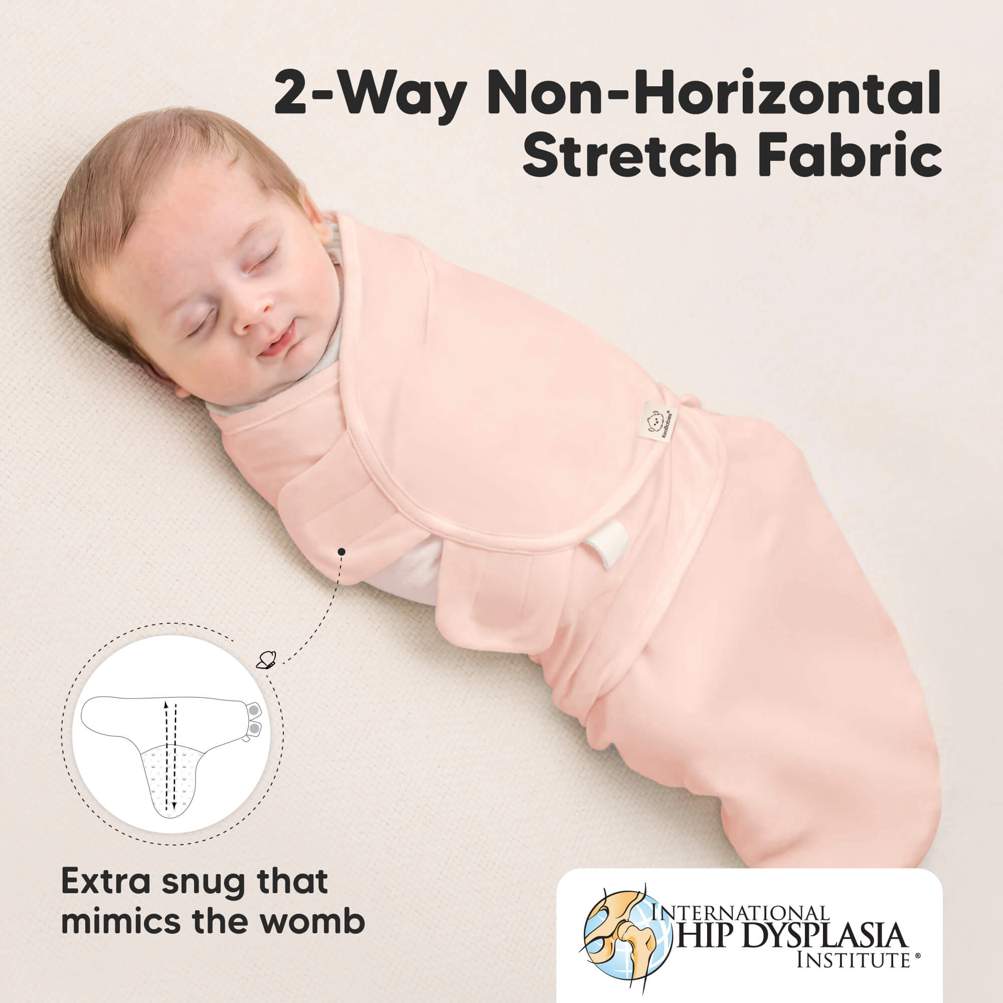 KeaBabies 3-Pack Soothe Swaddle Wraps