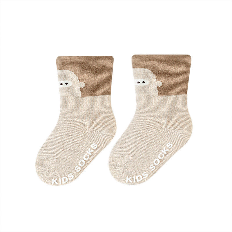MyKids-USA Spring Baby Breathable Animals Cartoon Color Patchwork Socks