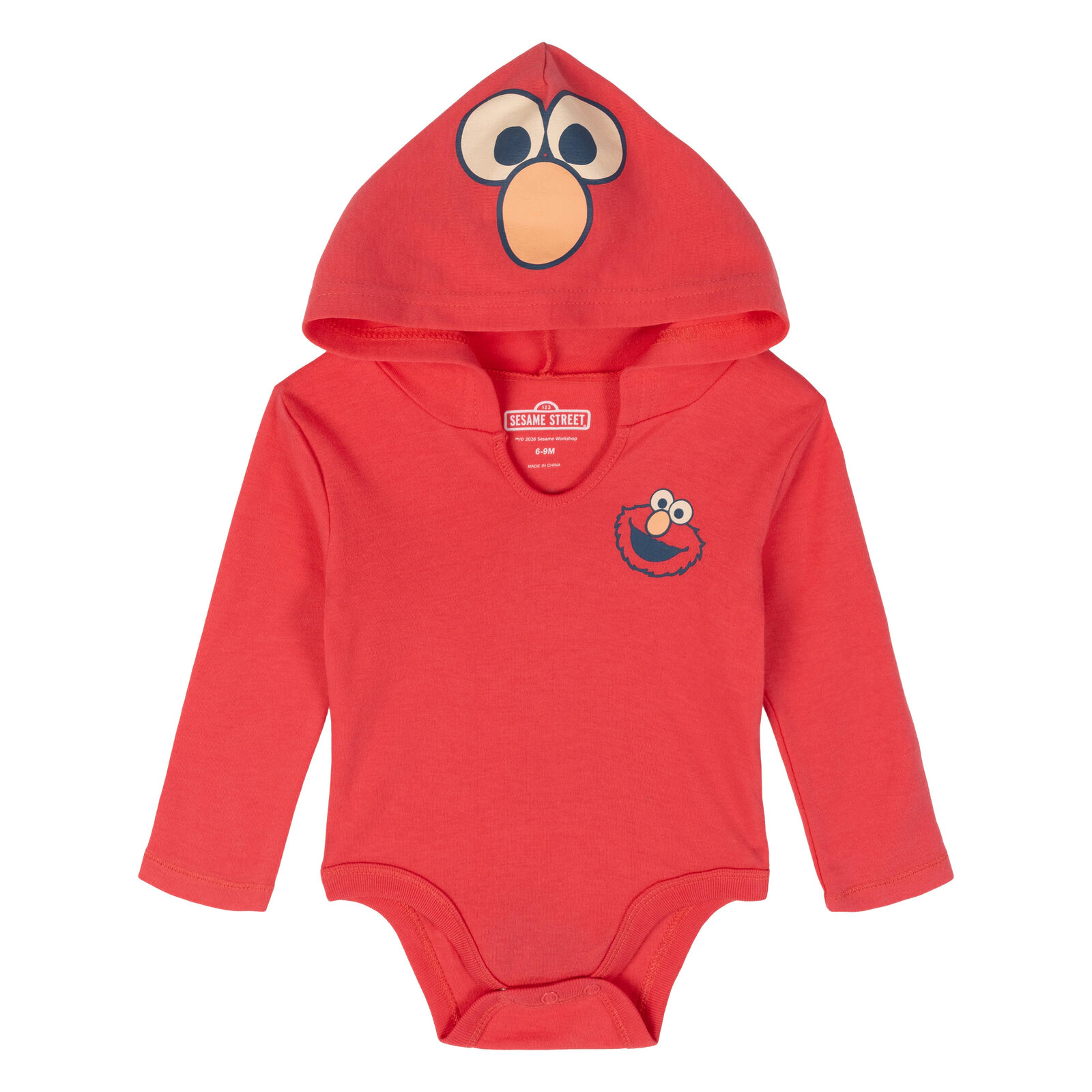 Sesame Street Baby Boys' Cosplay 3-Pack Hooded Bodysuits