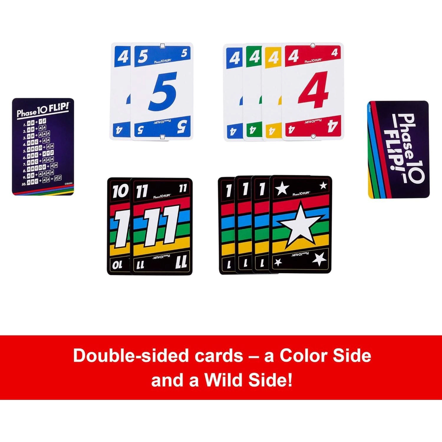 Mattel Phase 10 Flip Card Game