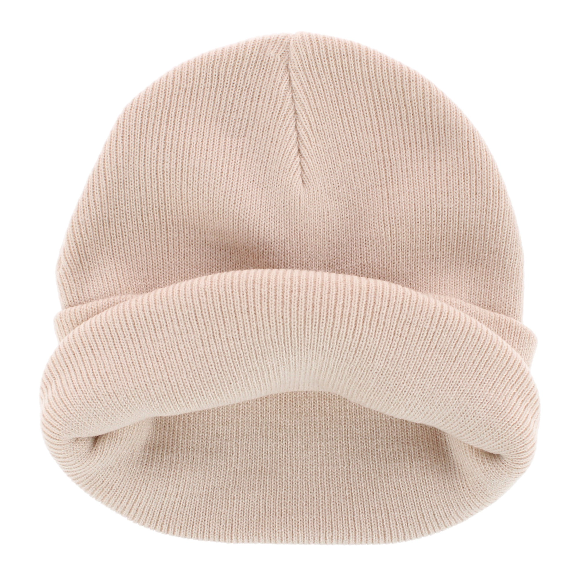 David & Young Women's Teddy Bear Embroidery Knit Winter Beanie Hat