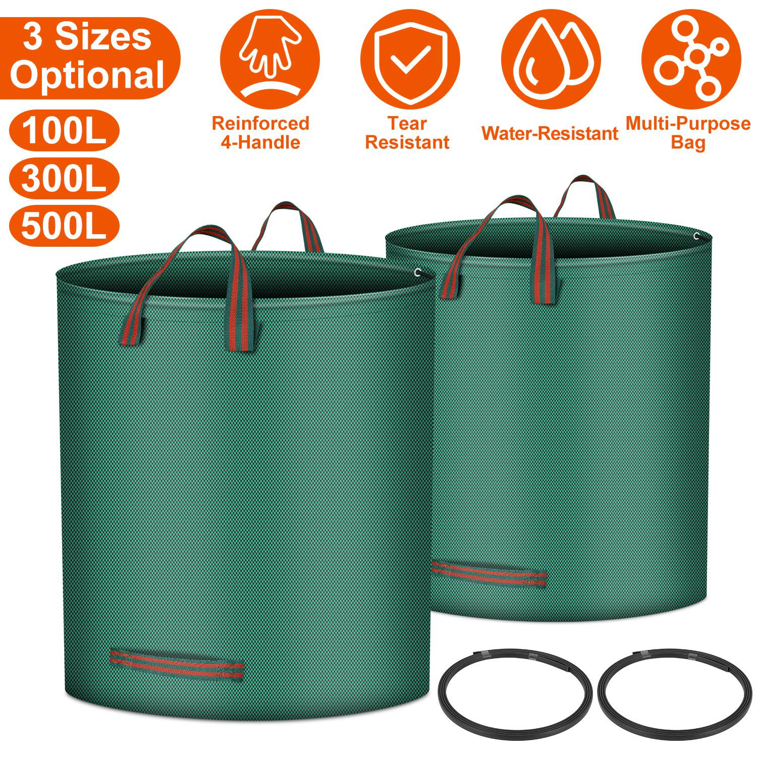 GBruno 2-Pack Waterproof Garden Waste Bags