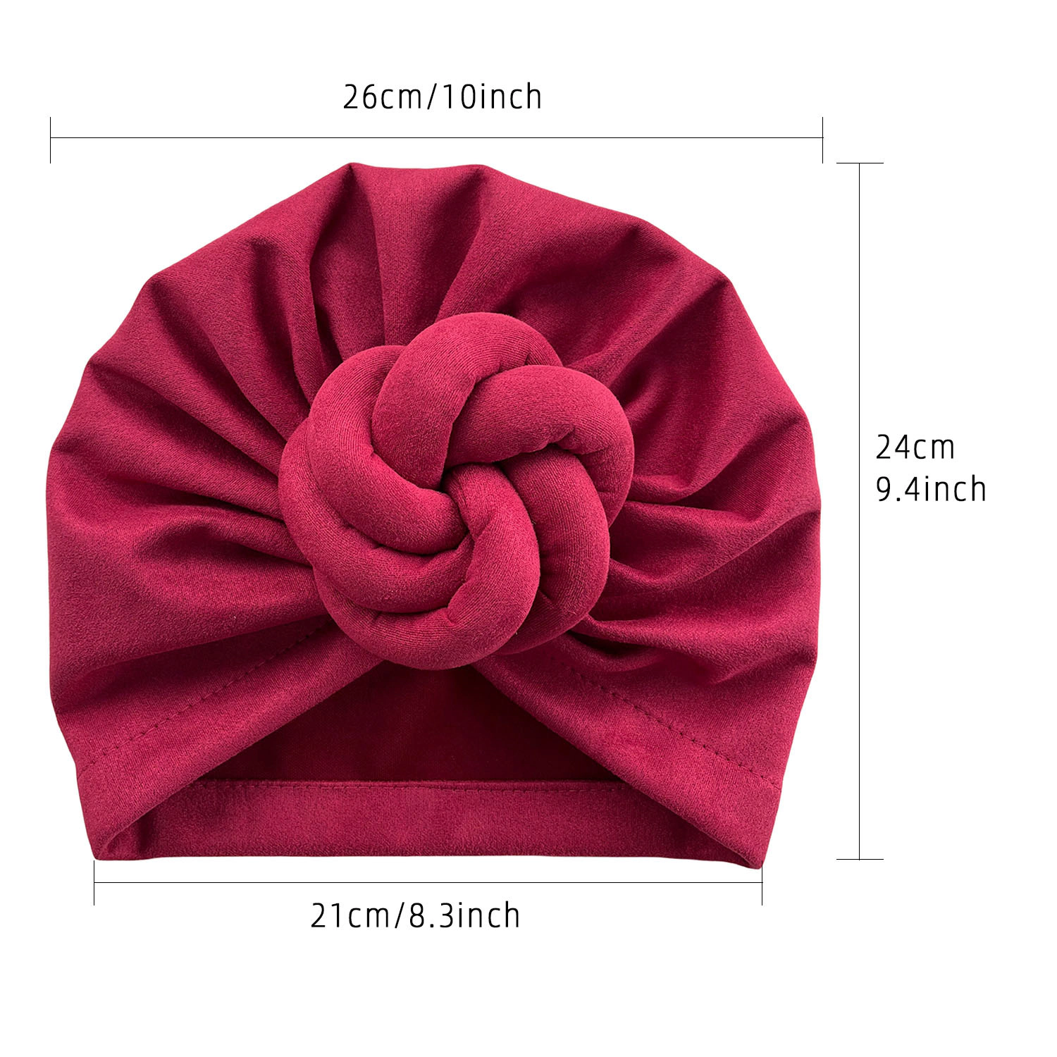 Wardrobe Whimsy Turban Headwraps Soft Stretch Hair Cover Beanie for Women