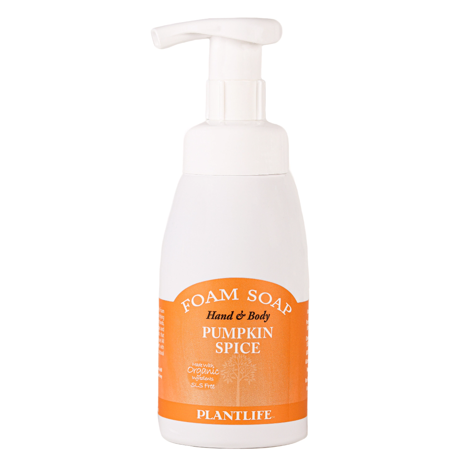 Plantlife Pumpkin Spice Hand & Body Foam Soap