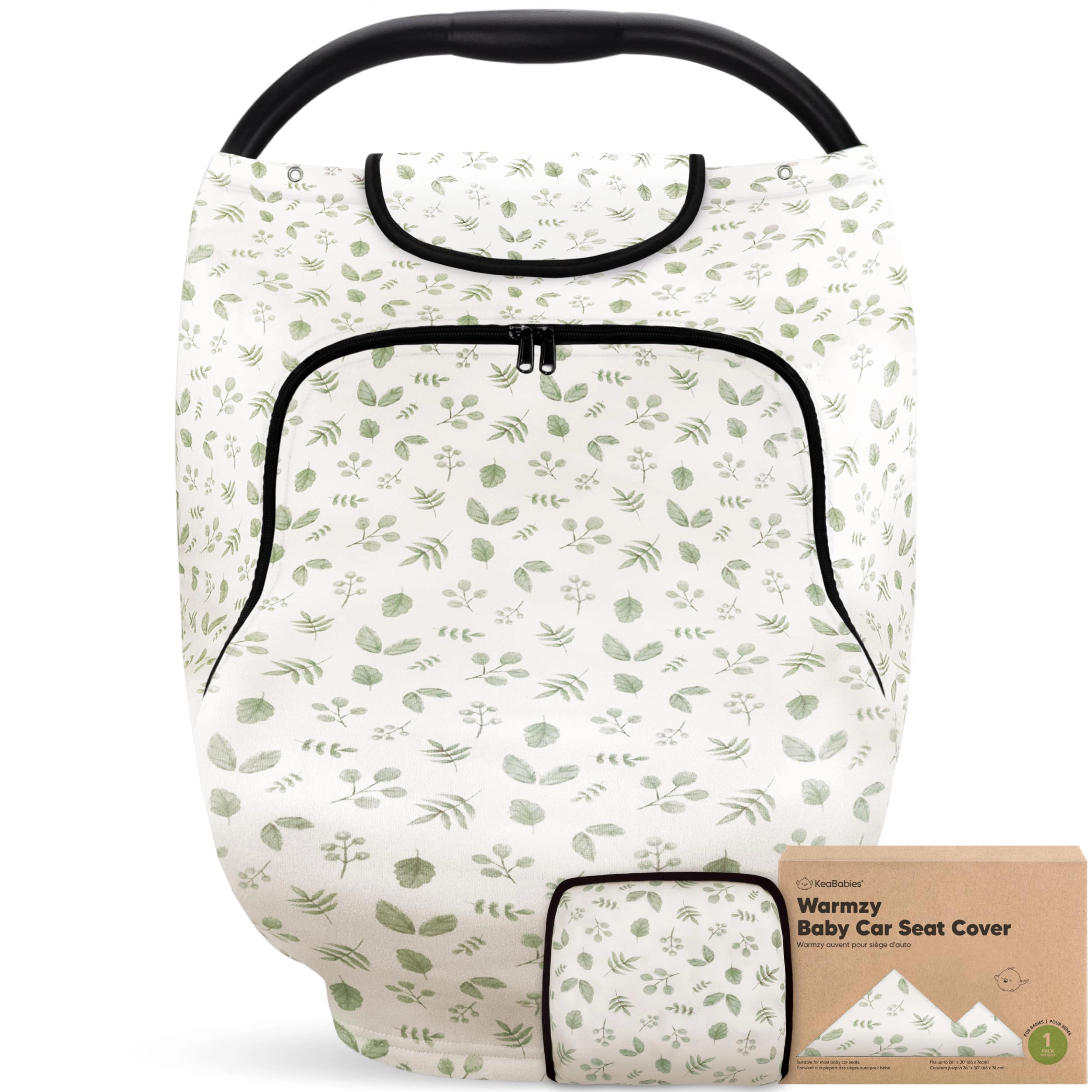 KeaBabies Warmzy Baby Car Seat Cover