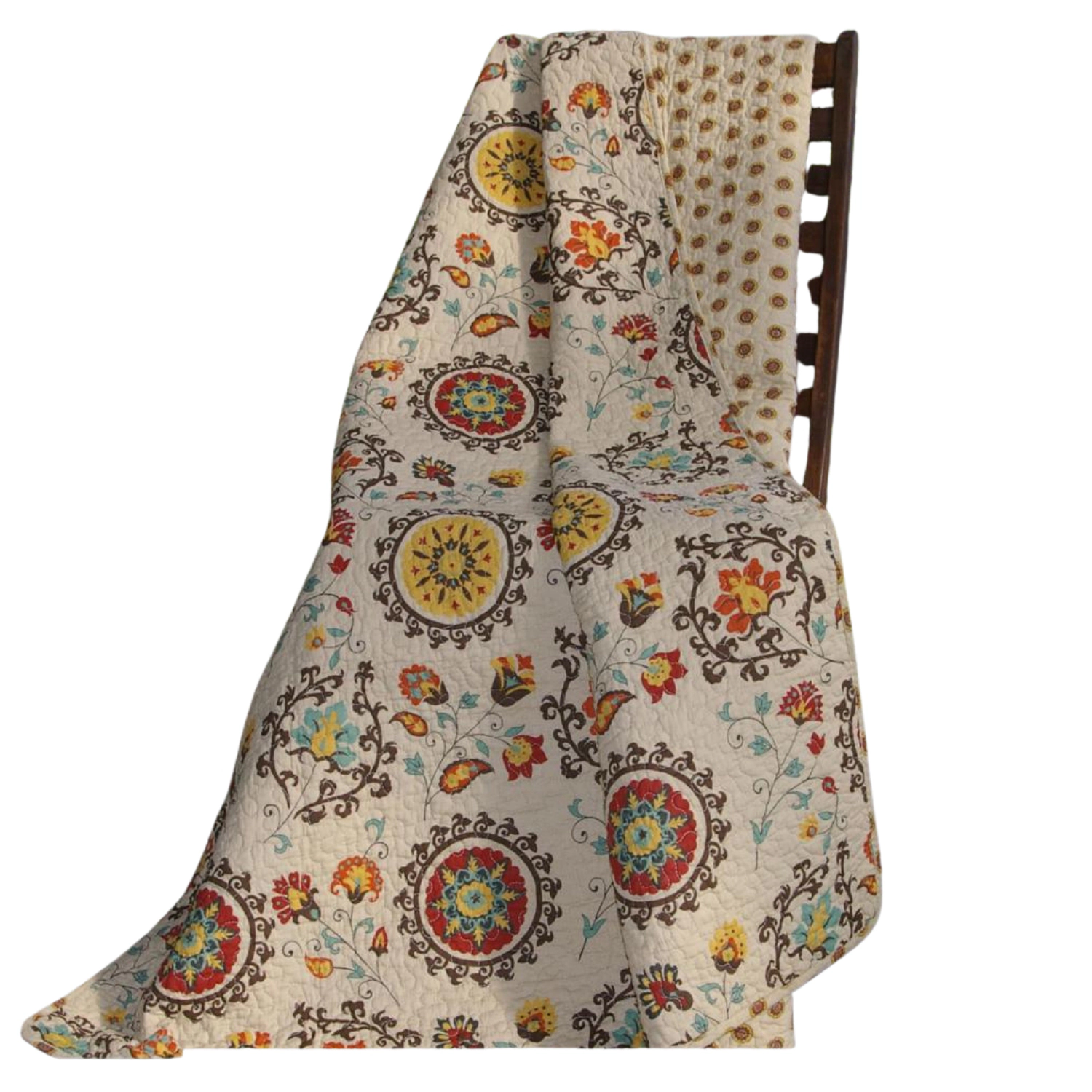 Greenland Home Fashion Andorra Accessory Throw Blanket - Multi 50x60"
