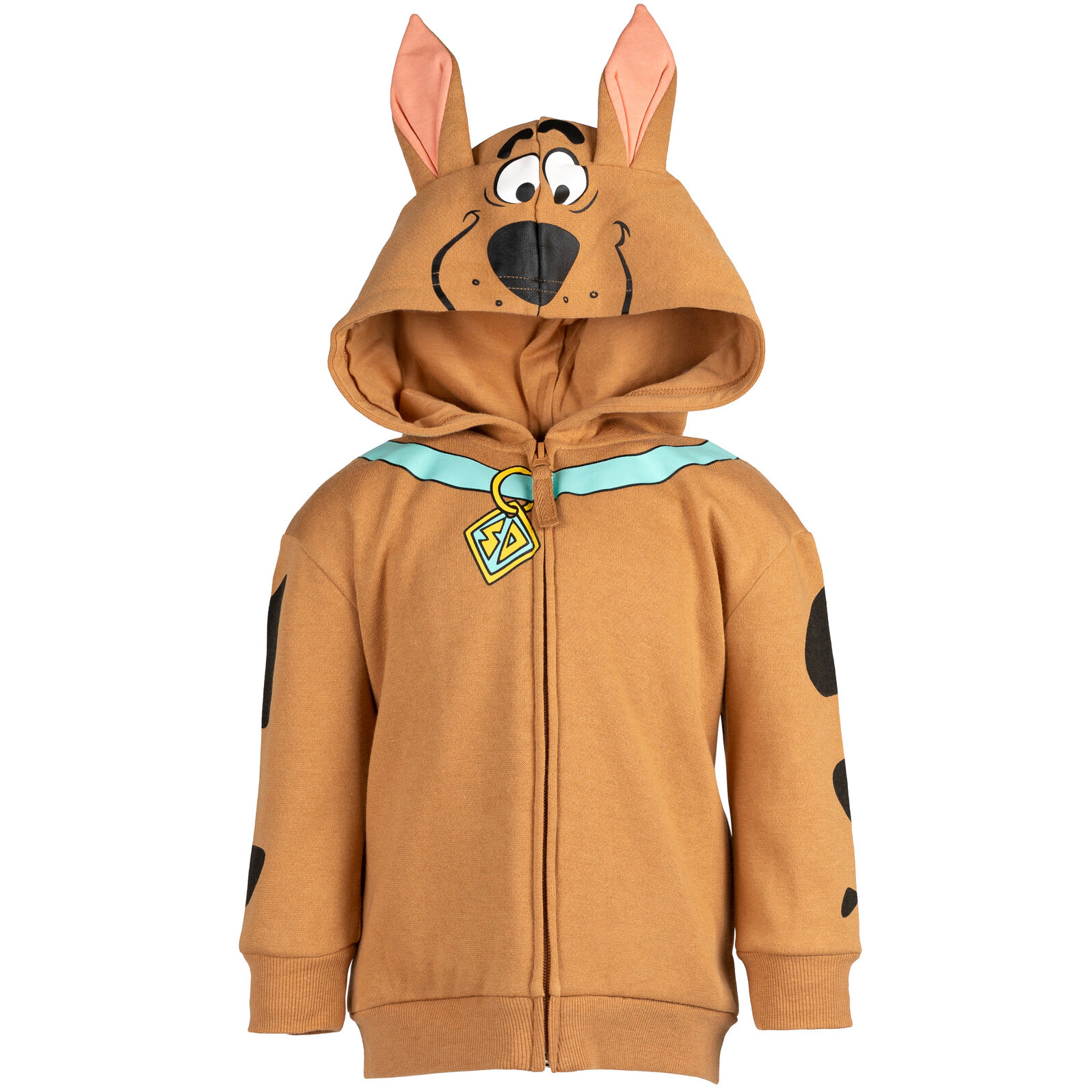 Scooby-Doo Cosplay Fleece Zip-Up Hoodie