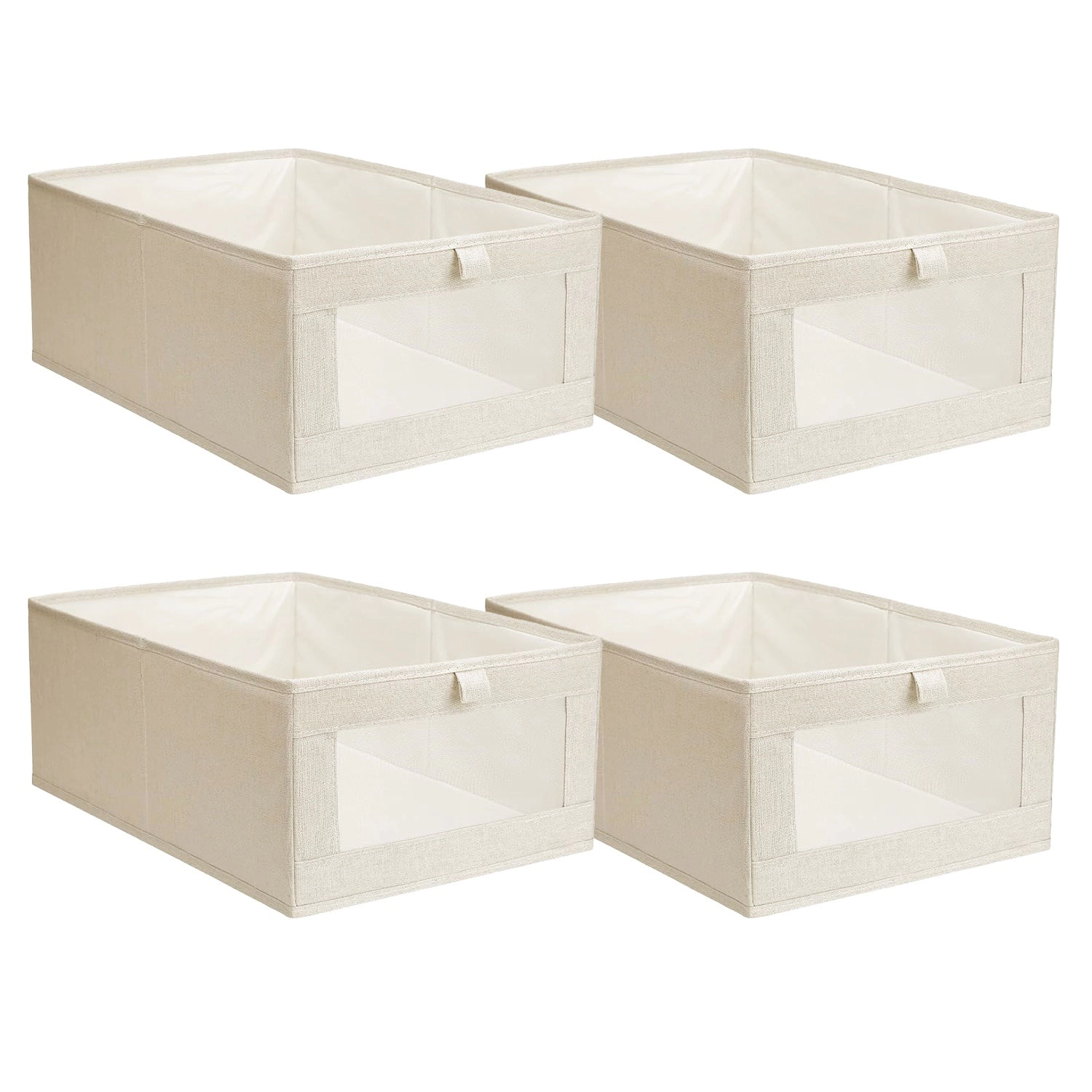 GBruno 4-Piece Foldable Linen Storage Bins
