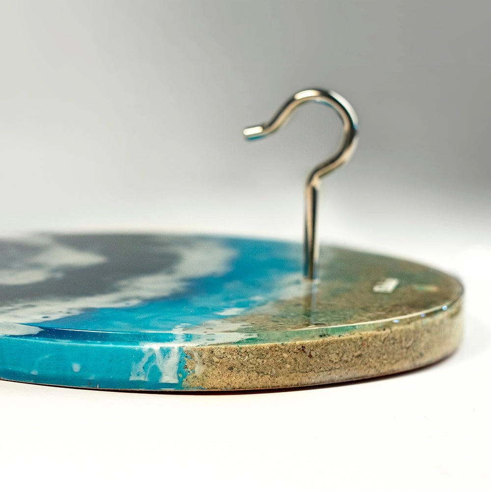 Elakai The Beach Epoxy Resin Wayfarer Art Hook Ring Game