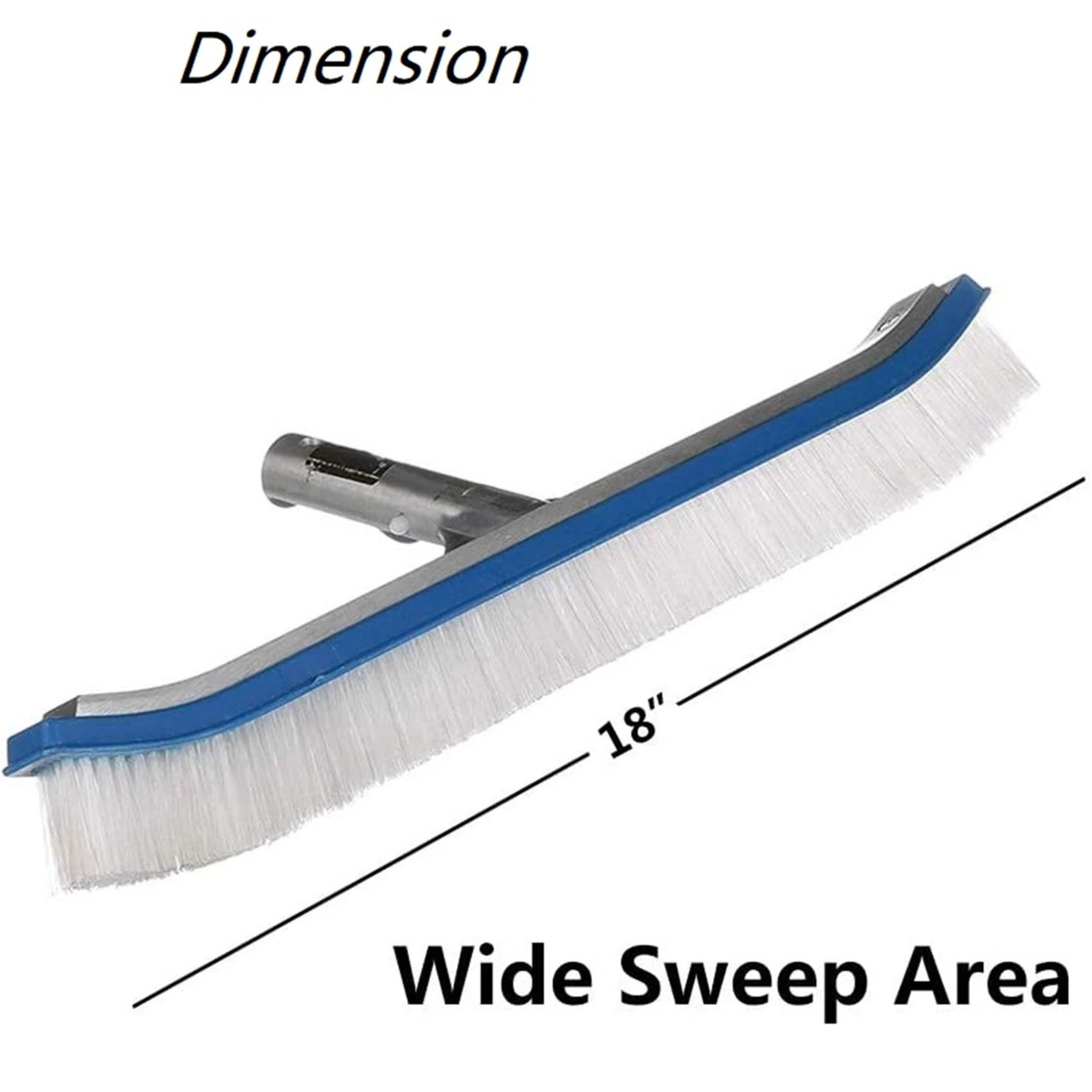 Home Collection 18" Heavy Duty Swimming Pool Brush Head for Walls & Floors