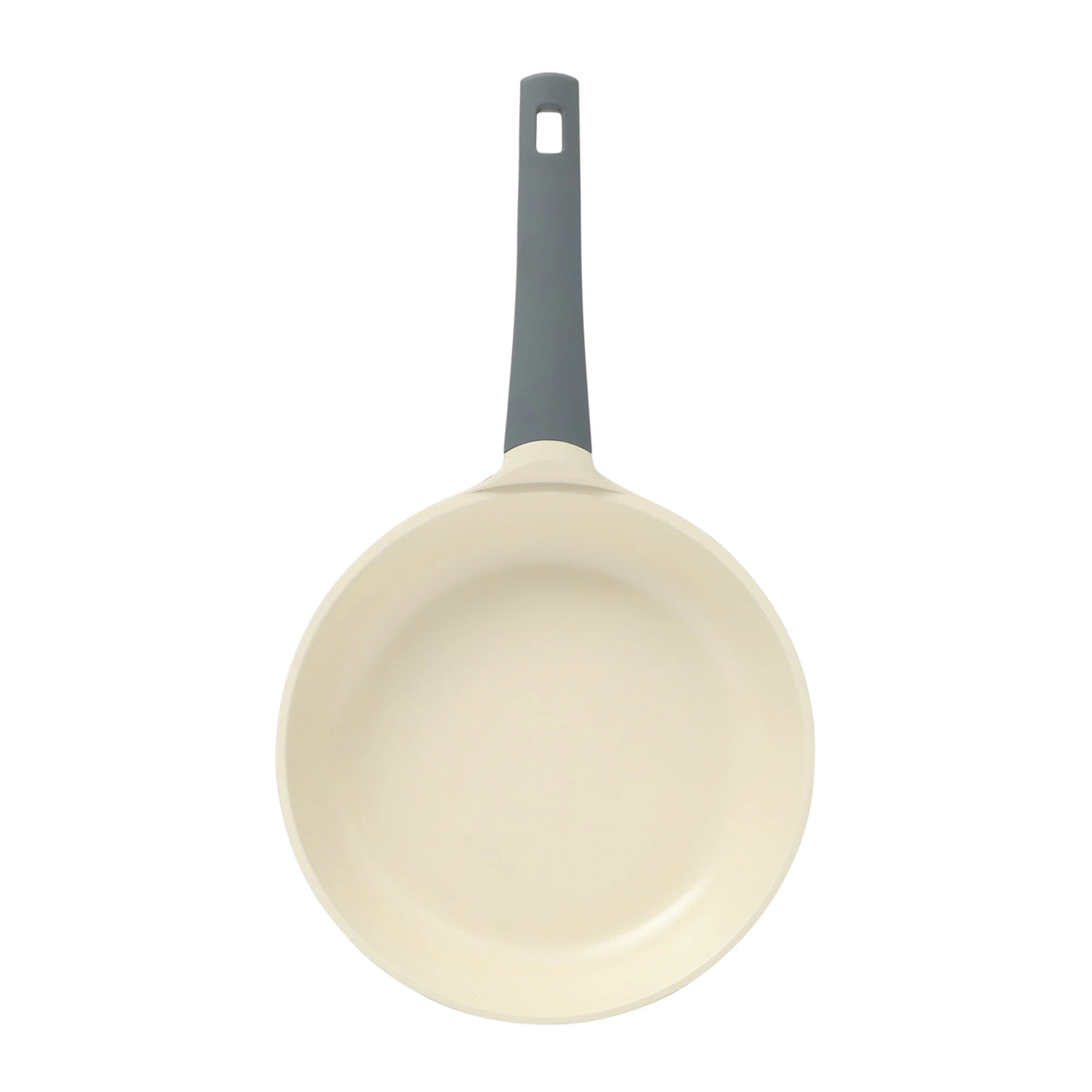Oster Rooney 10 Inch Ceramic Nonstick Cast Aluminum Frying Pan in Grey