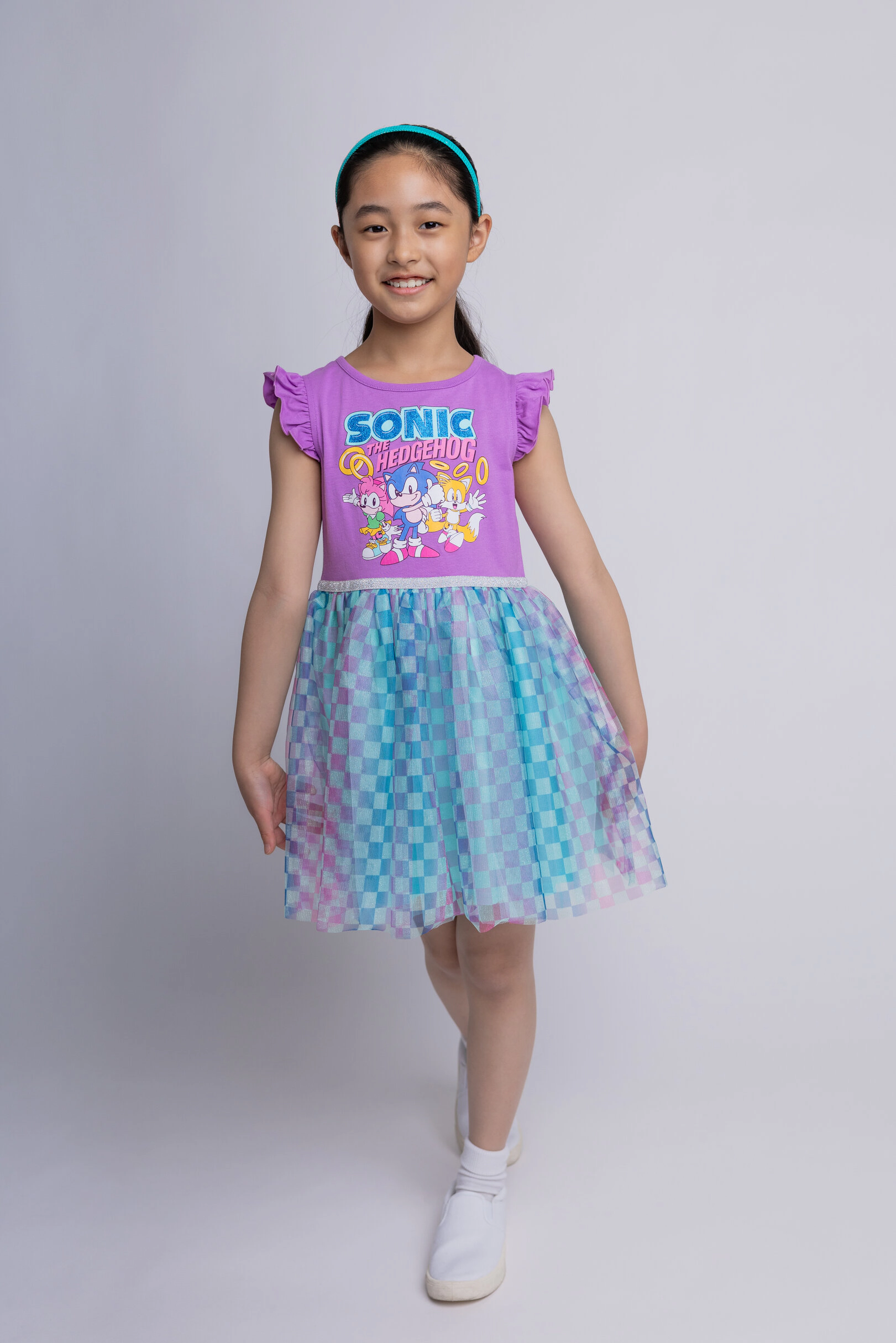 SEGA Sonic the Hedgehog Girls' Tulle Tutu Dress