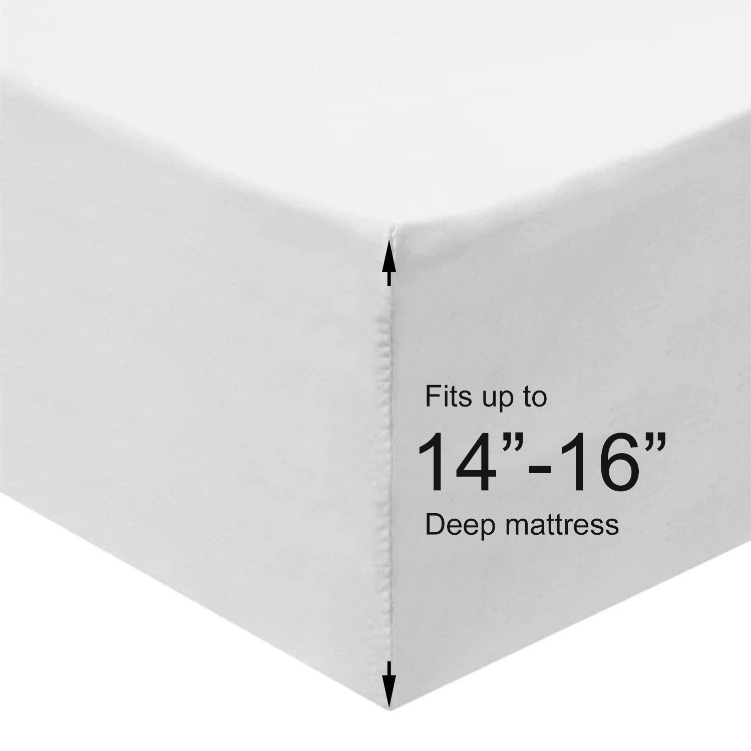Egyptian Linens 1000 Thread Count Solid Cotton Sateen Deep Pocket Sheet Set