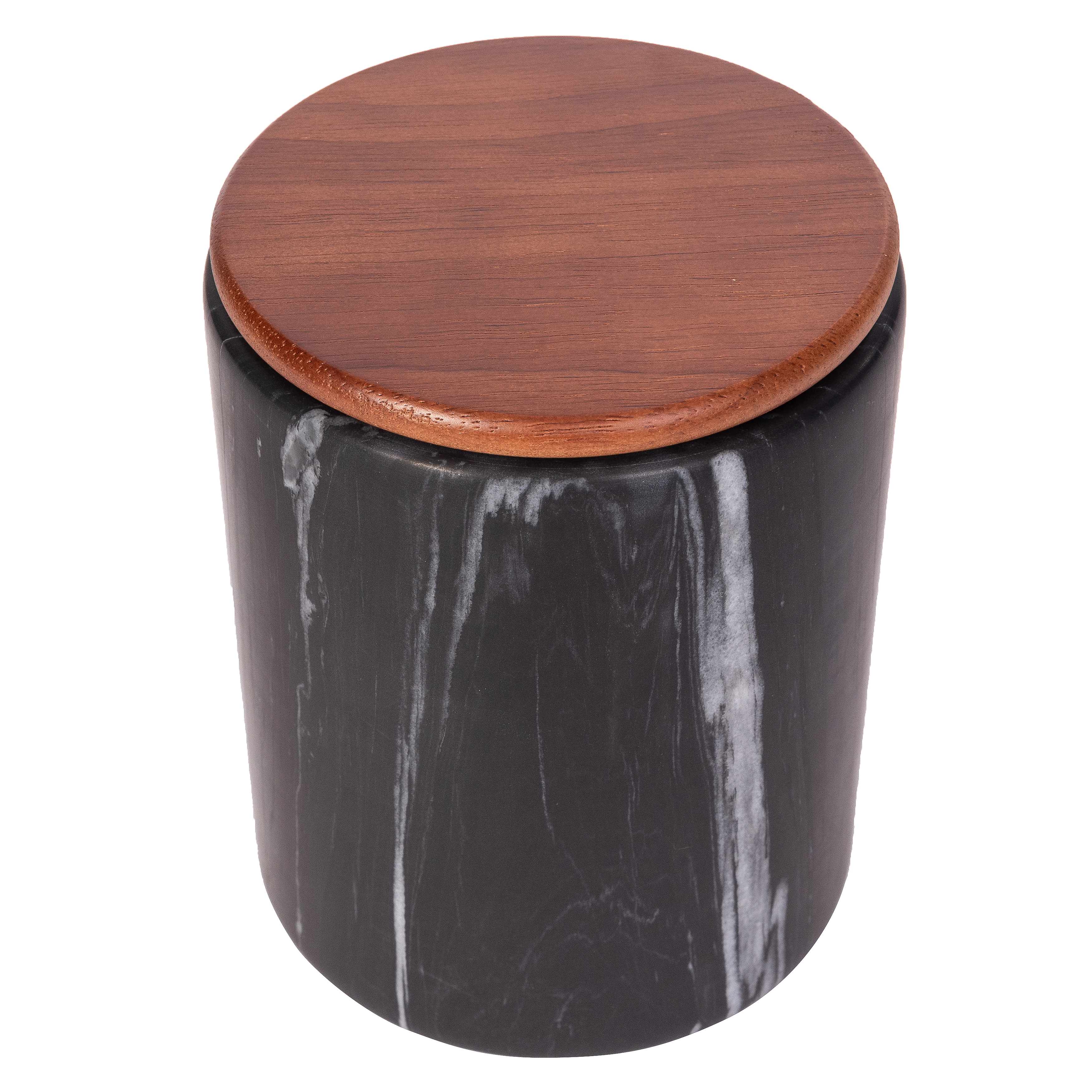 Saboga Home™ Storage Canister with Sealed Wood Top