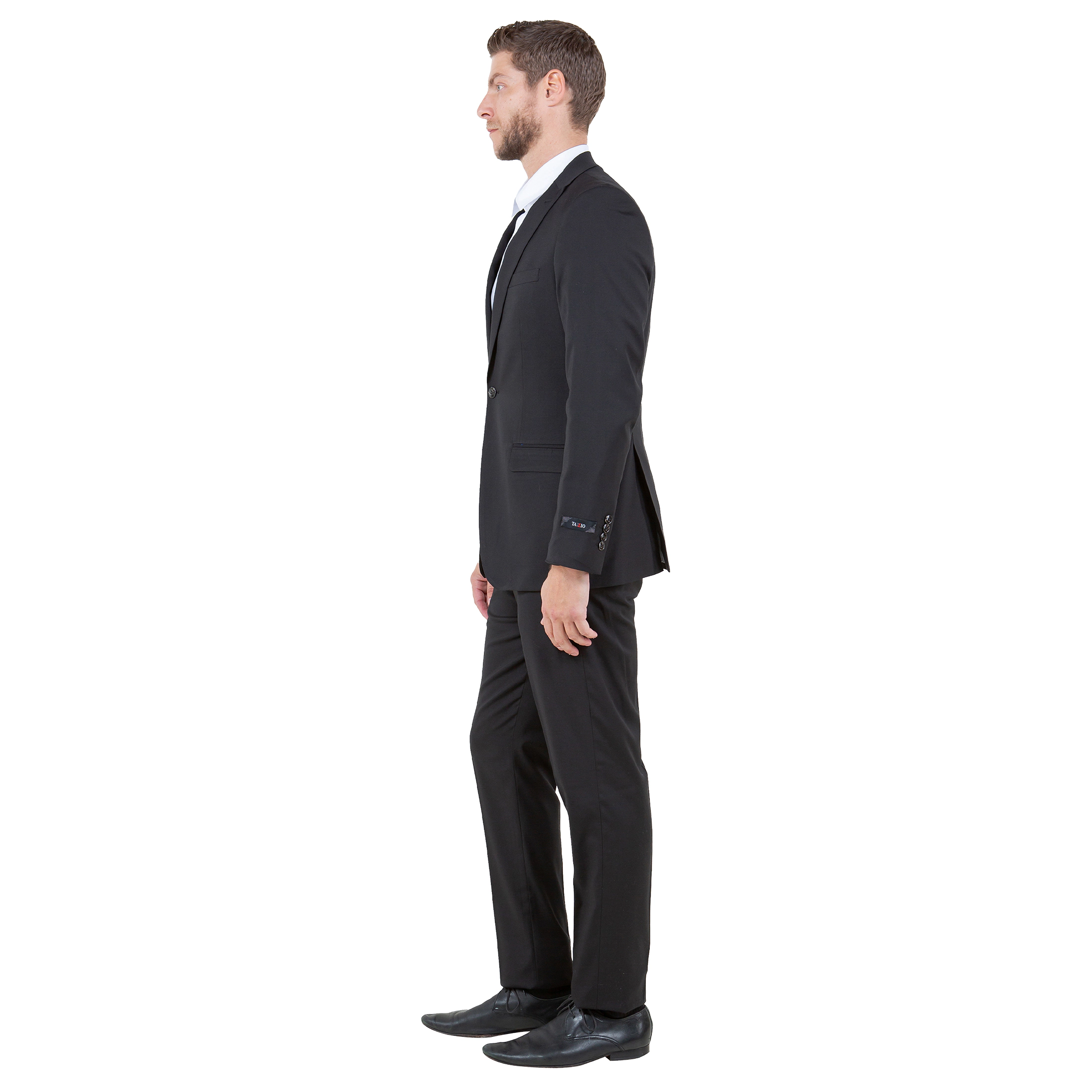 Tazzio Men’s Ultra Slim Fit 3-Piece Suit Set