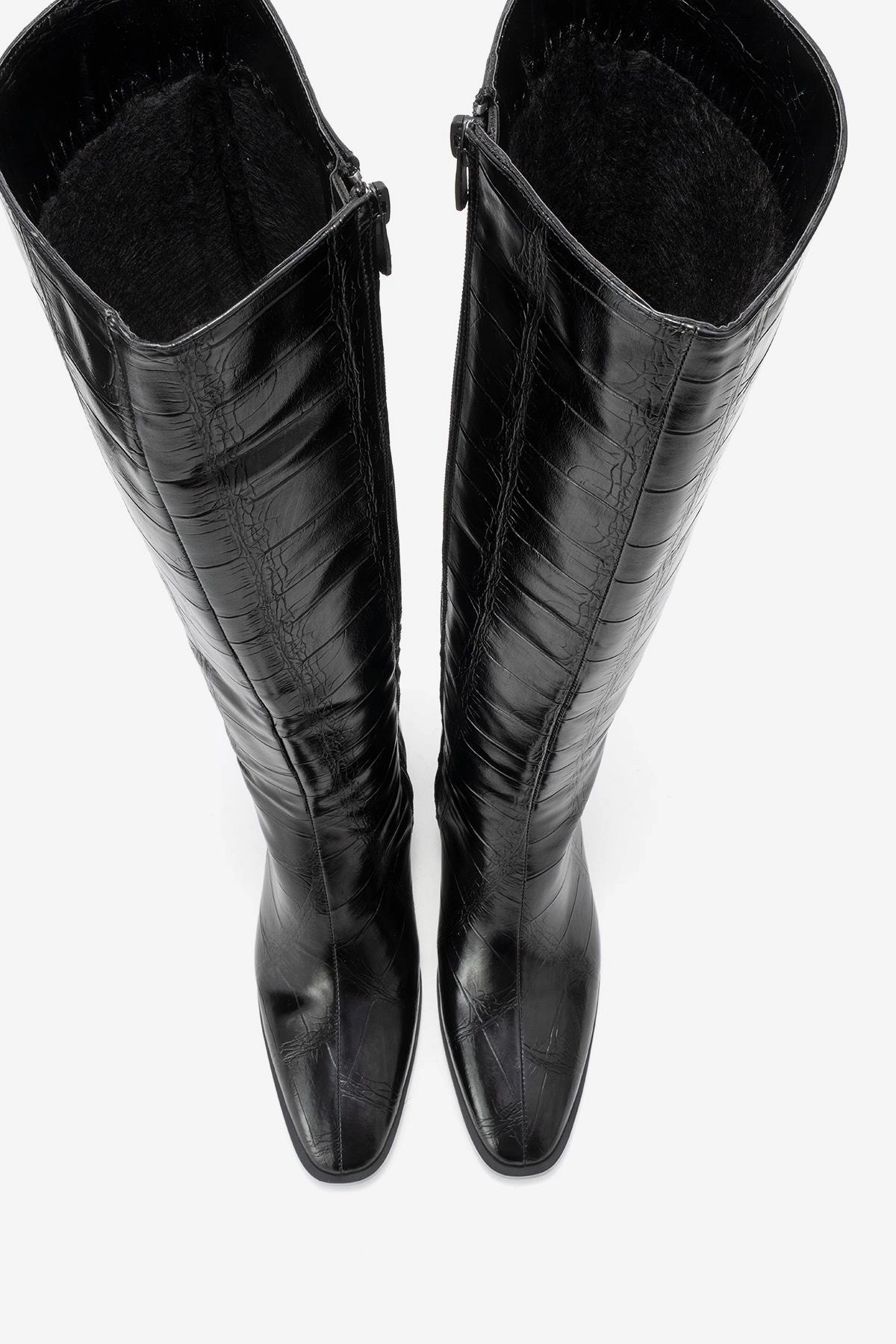 Prologue Shoes Womens Venia Block Heel Boot