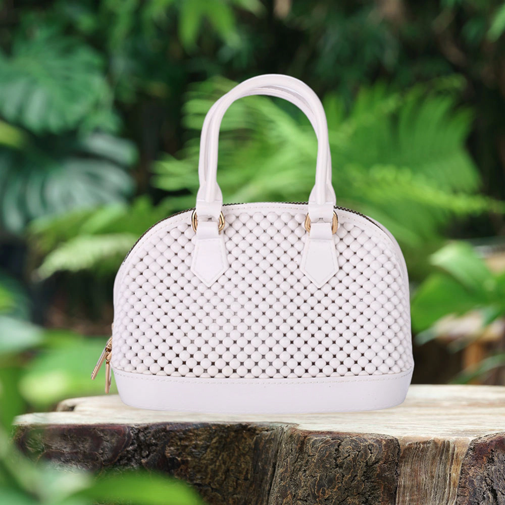 Fashnzfab Solid Jelly Rubber Tote / Crossbody Bag