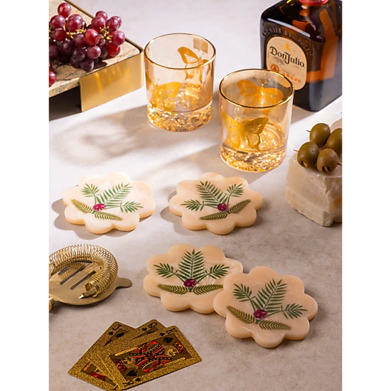 GAURI KOHLI Trellis Coasters