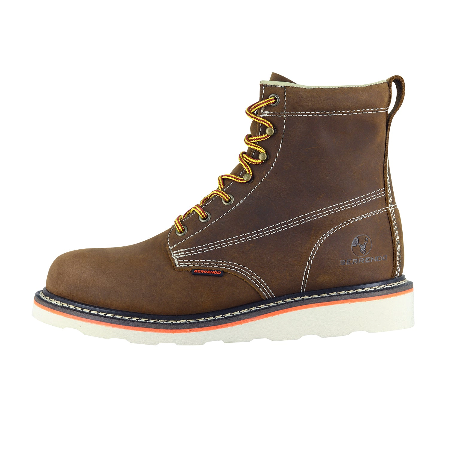Berrendo Mesn 6" Soft Toe Work Boots, Electrical Hazard Rated, EVA Outsole