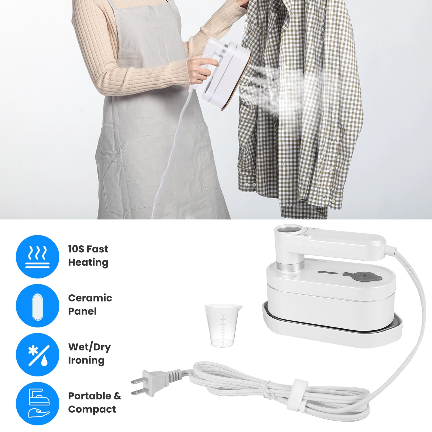 NEW Home Unisex 1200W Handheld Clothing Steamer