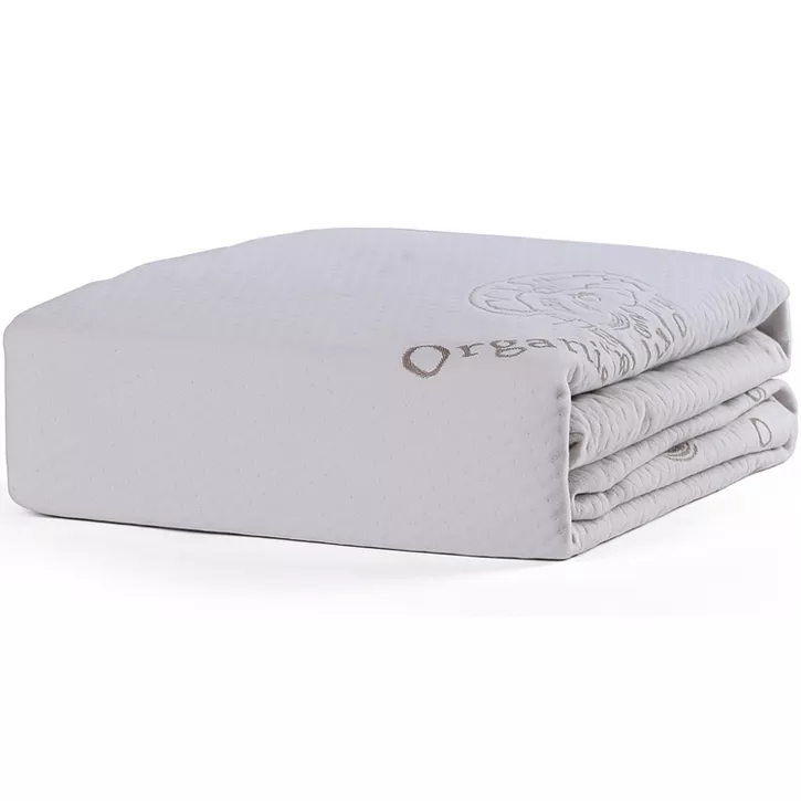 Comfety Organic Mattress Protector, 100% Waterproof Hypoallergenic Breathable Cotton Cover Ultra Soft Mattress Pad Cover