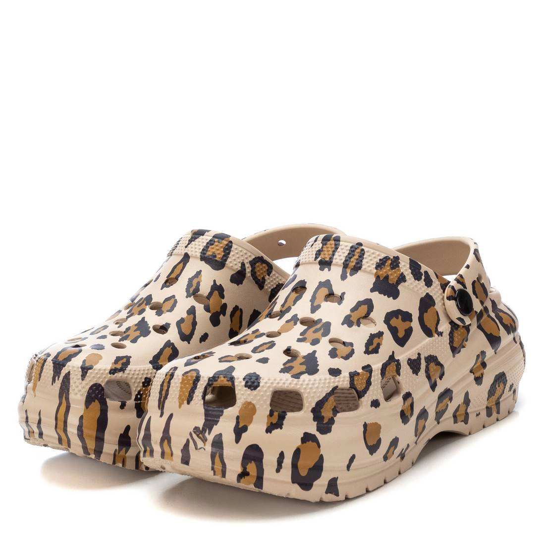XTI Women's Platform Clogs Beige