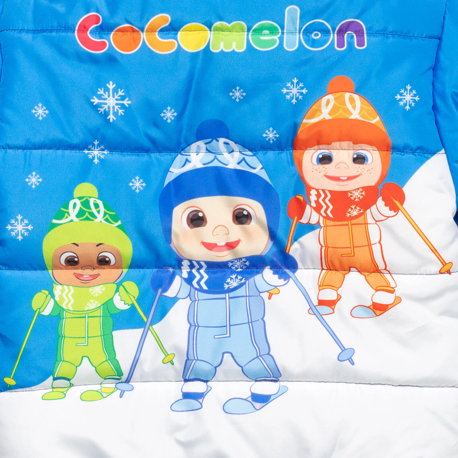 Cocomelon Boys' Hooded Puffer Jacket