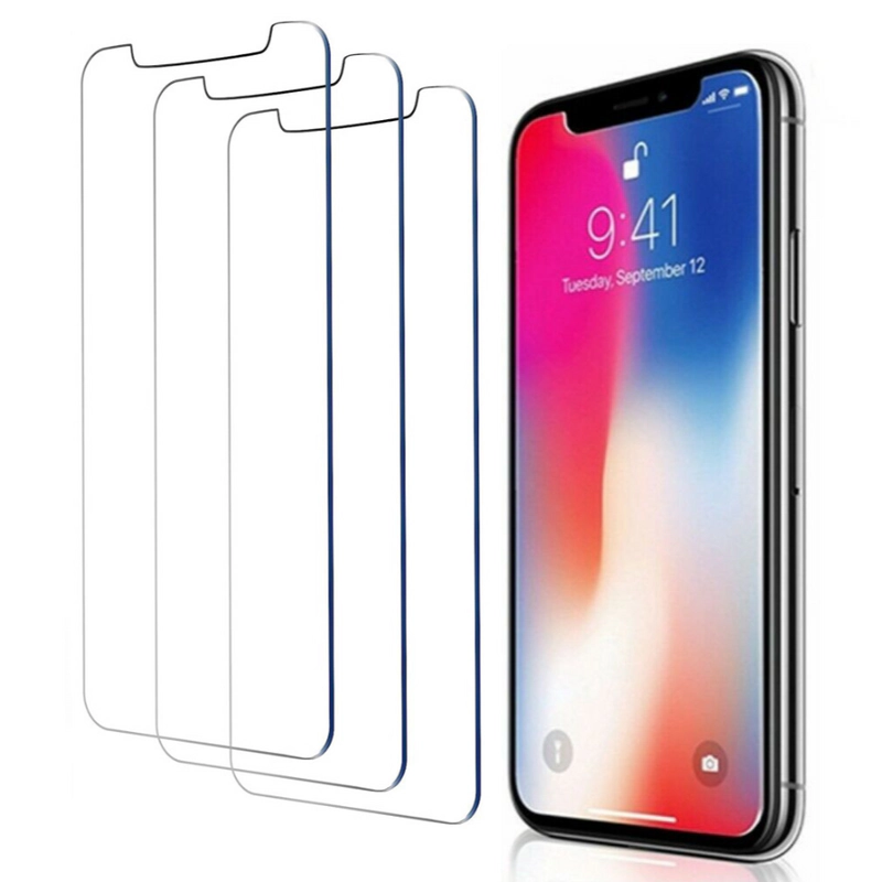 Qixxronics Screen Protector for iPhone 11 Pro (5.8 inch), [3 Pack] Tempered Glass Scratch Resistant