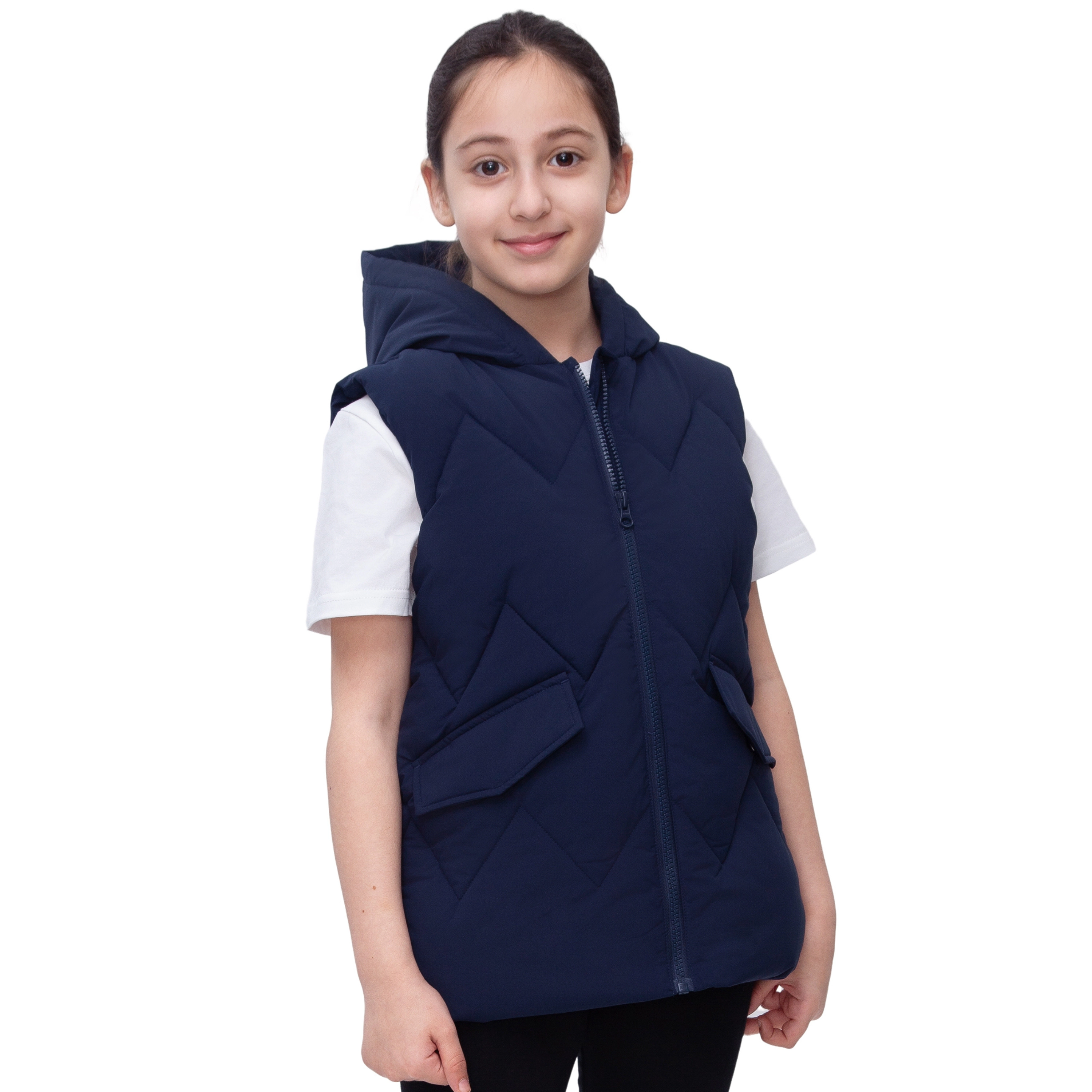 Rokka&Rolla Little & Big Kid Girls Hooded Puffer Vest