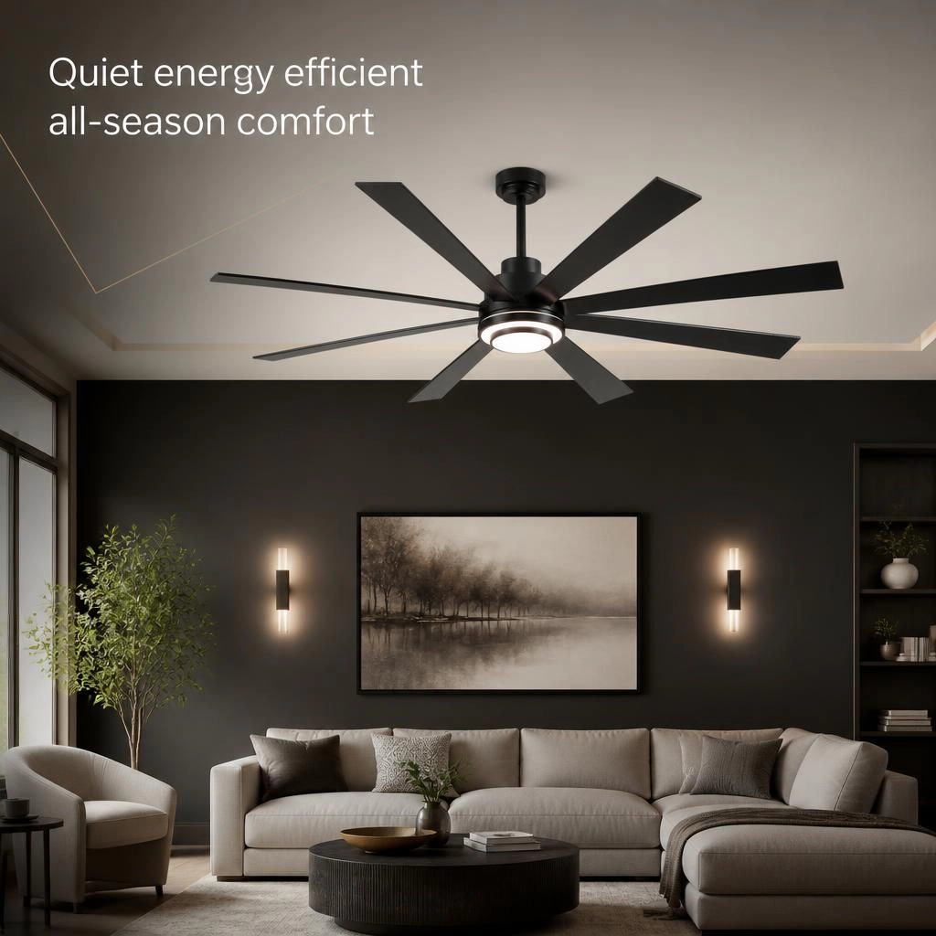 ELEMENT ACE 72 Inch Low Profile Ceiling Fan
