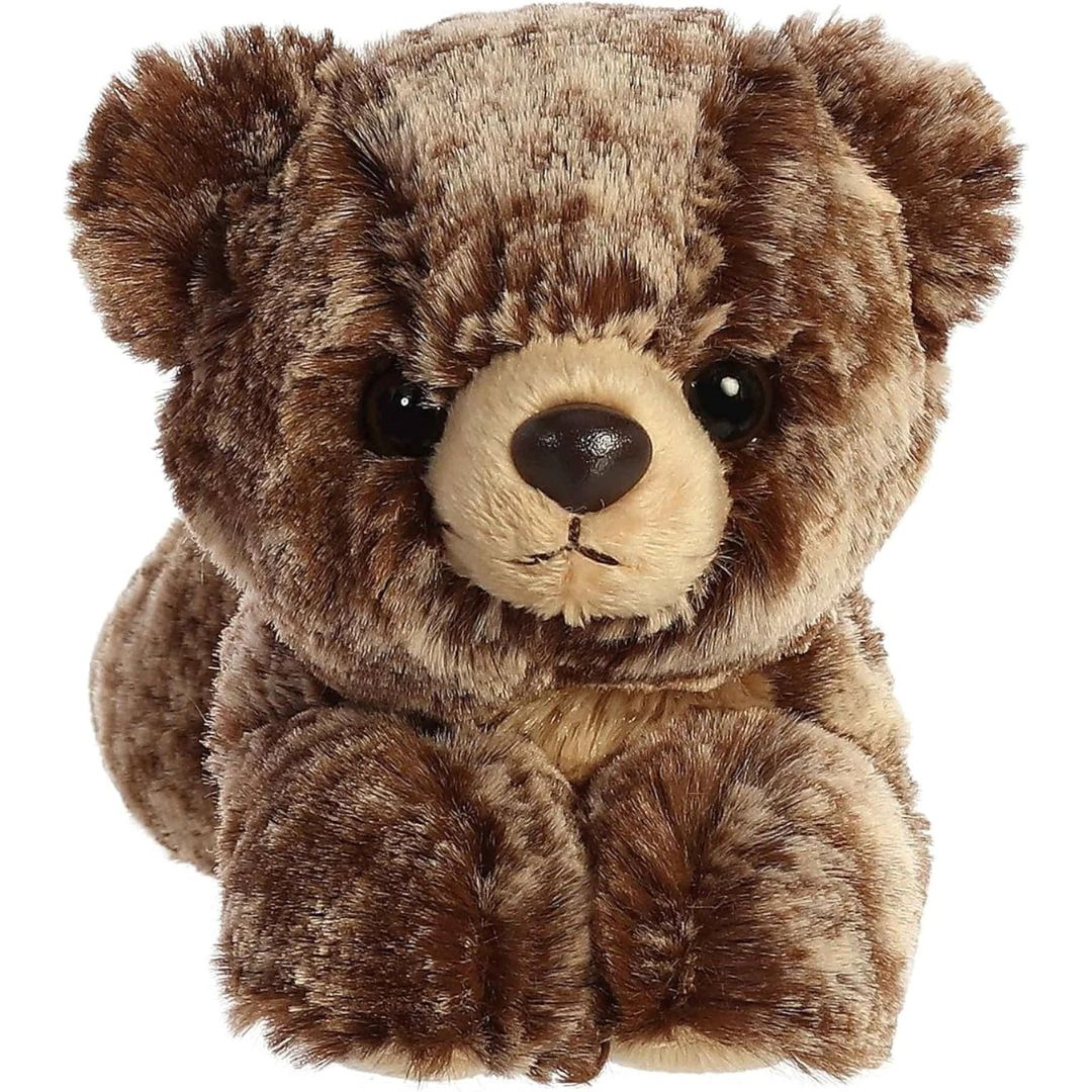 Aurora Mini Flopsie Brownie Bear 8-Inch Stuffed Animal Plush