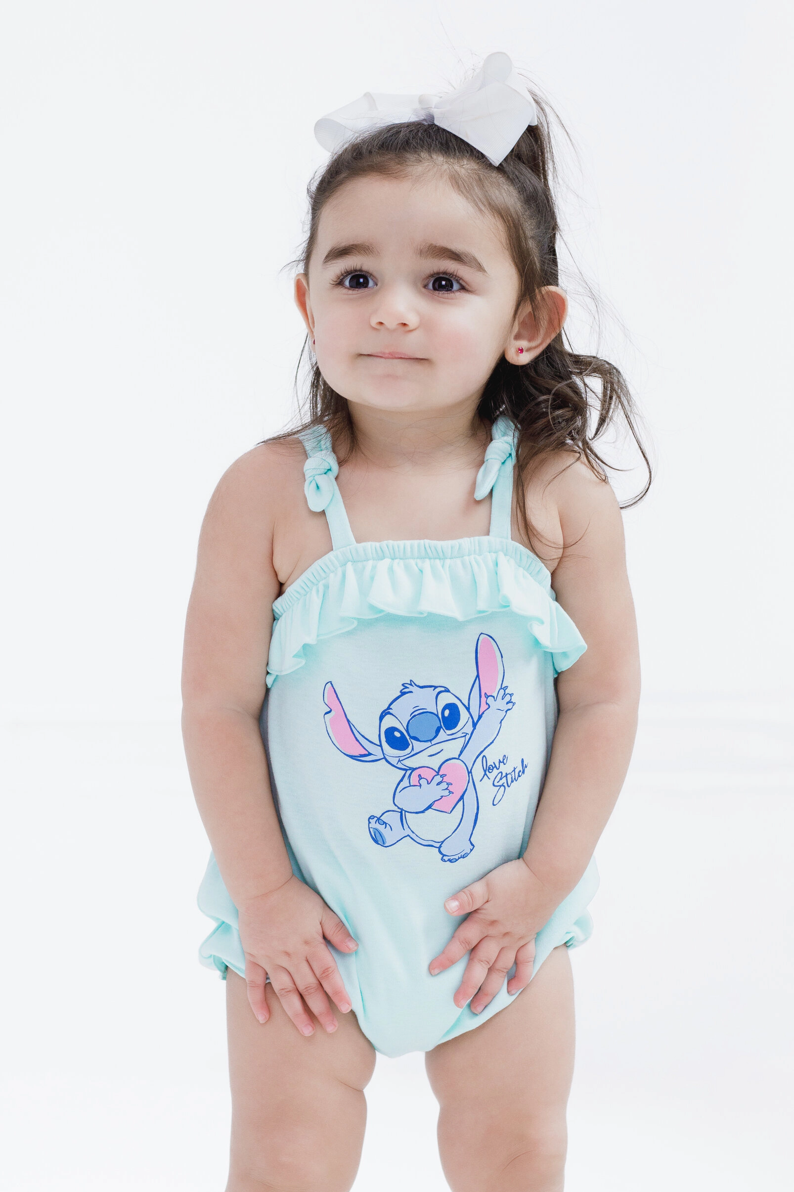 Disney Baby Girls' 2-Pack One Piece Bubble Rompers