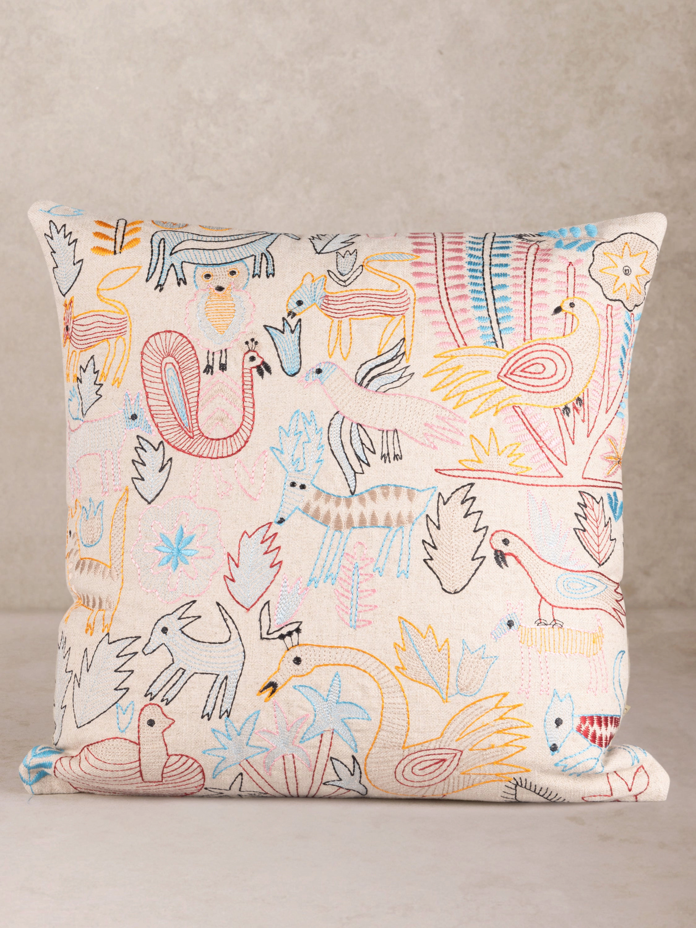 GAURI KOHLI Fateh Throw Pillow 20"x20"