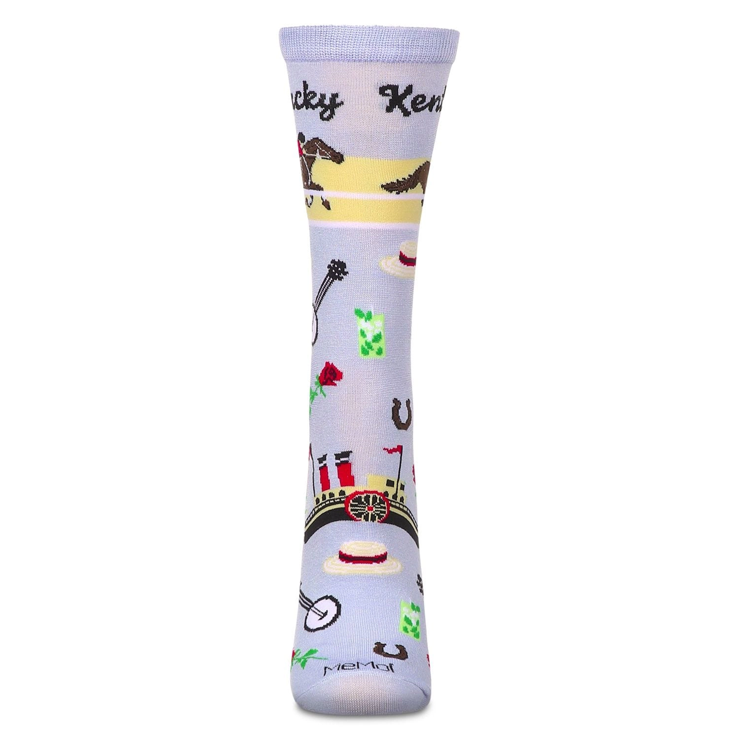 MeMoi Women's Kentucky Rayon From Bamboo Crew Socks