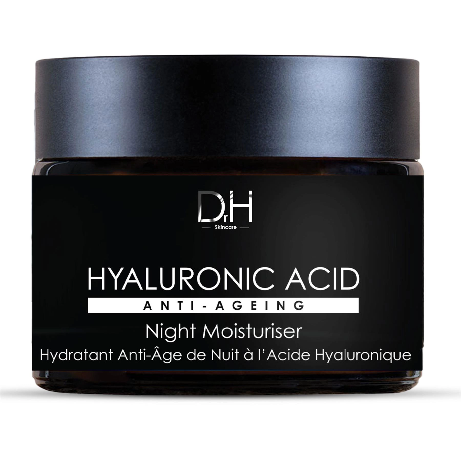 Dr H Hyaluronic Acid Renewal Night Moisturiser 60ml - Plumping & Radiance