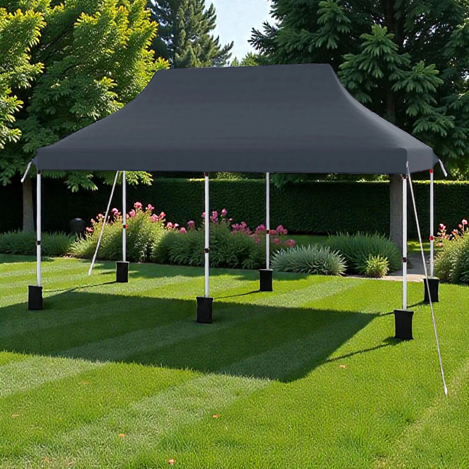 Hivvago Foldable Outdoor Gazebo Tent with Storage Bag