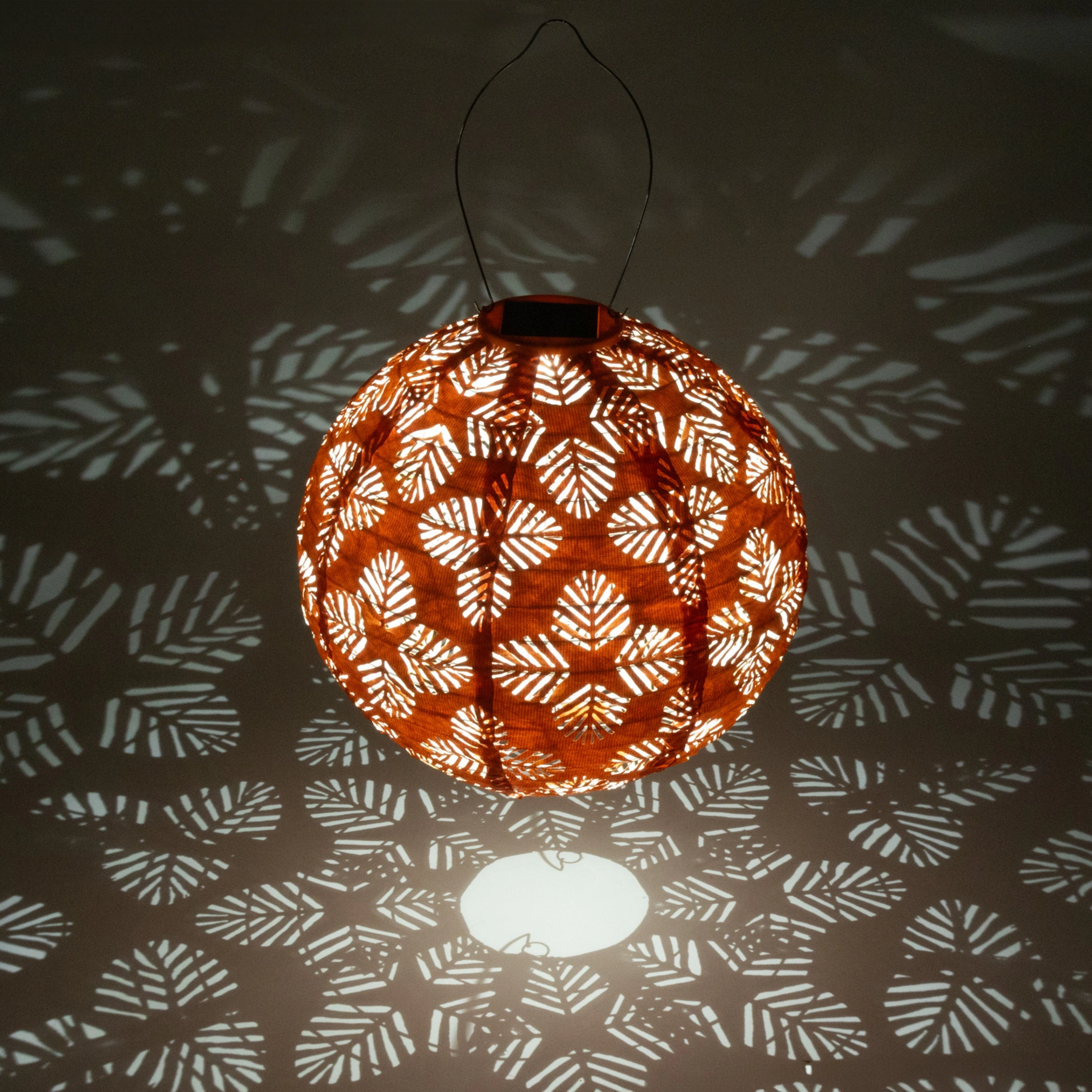 Allsop Home & Garden Soji Stella Brights Geo Palm 12 Solar Lantern