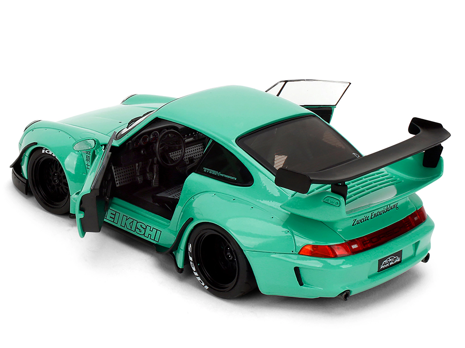 Jada RWB Body Kit "Kei Kishi" Light Blue "Pink Slips" Series 1/18 Diecast Model Car by Jada